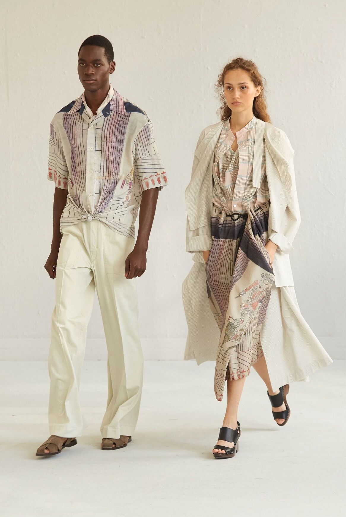 Lemaire Lemaire 21SS Martin Ramirez Print Shirt Size US S / EU 44-46 / 1 - 5 Thumbnail