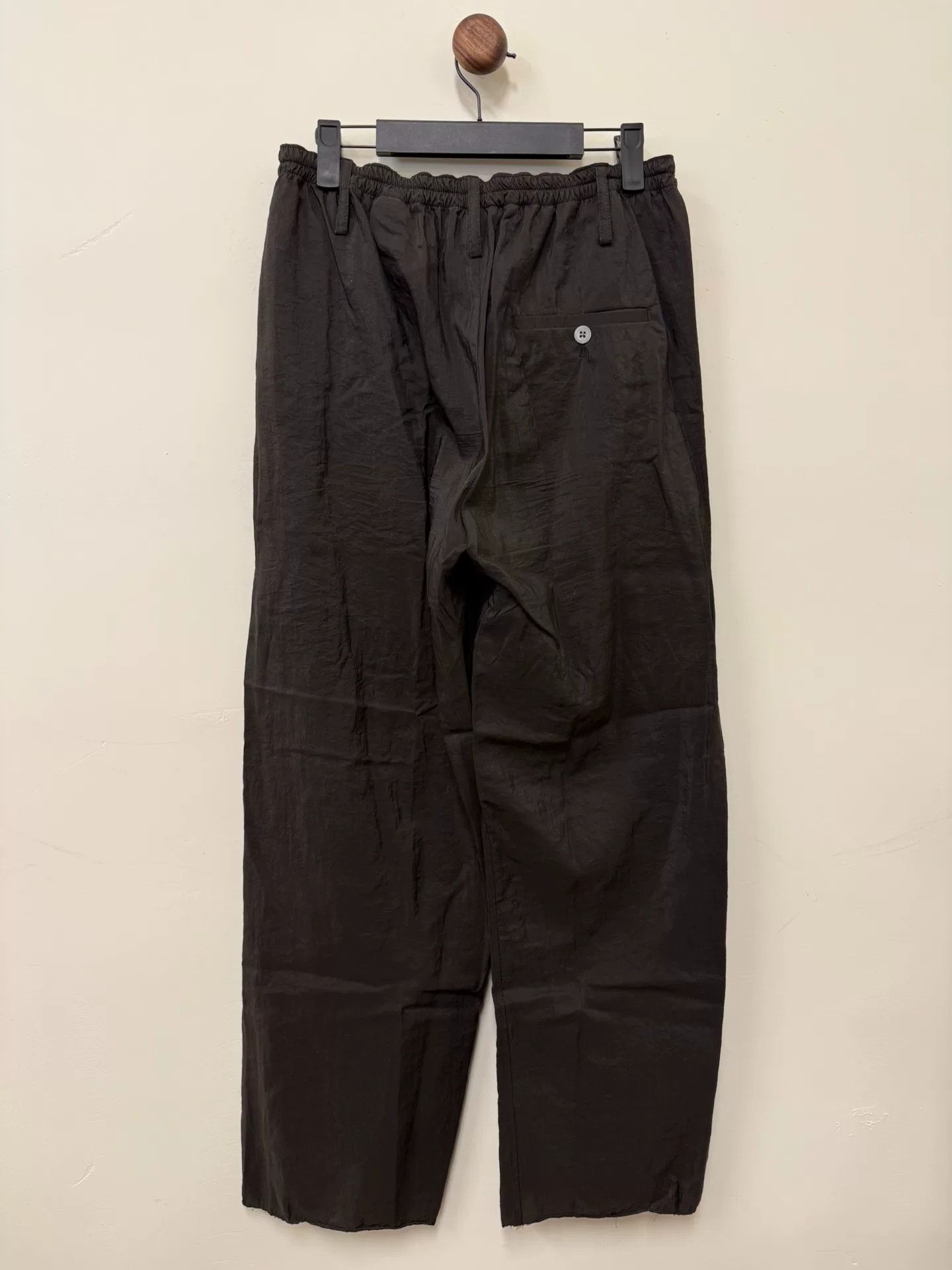 Lemaire Lemaire Dark Brown Silk Trousers Size US 36 / EU 52 - 2 Thumbnail