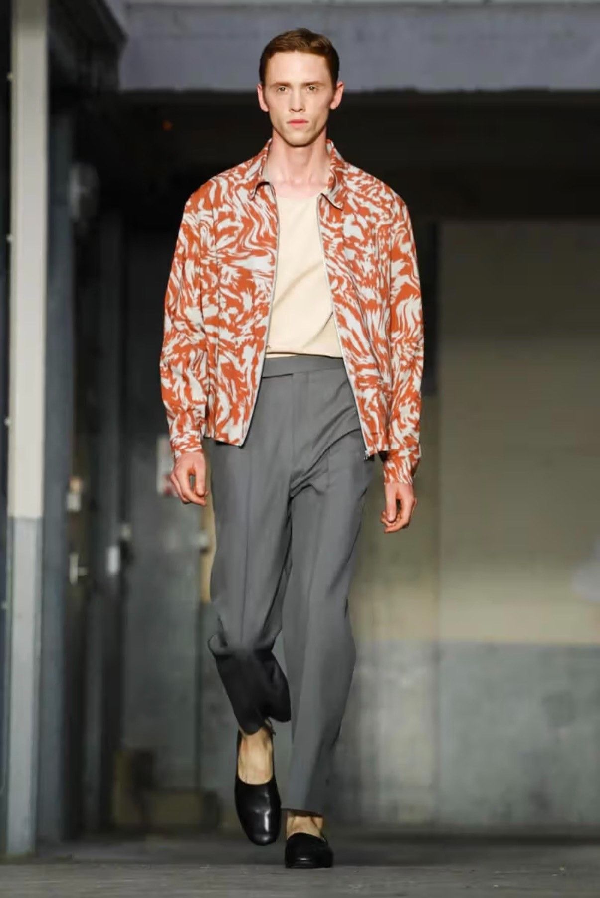 Lemaire 18SS Print Short-Sleeve Shirt