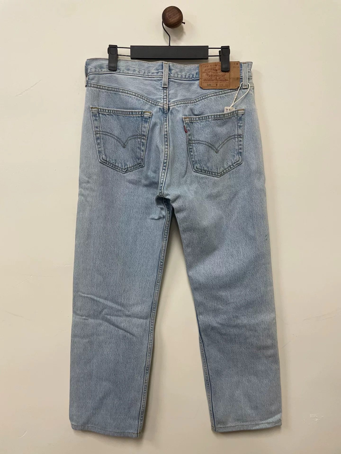 Vintage Vintage Levis 501 Ice Blue Jeans Size US 32 / EU 48 - 2 Thumbnail