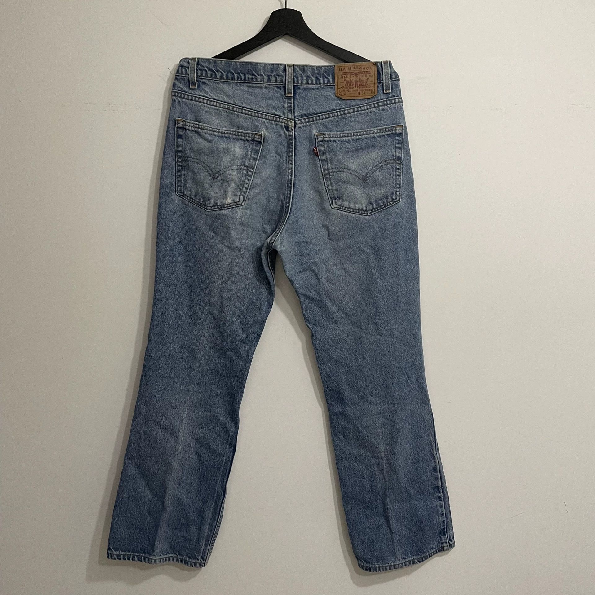 Vintage Vintage Levi's 517 Bootcut Jeans Size US 34 / EU 50 - 2 Thumbnail