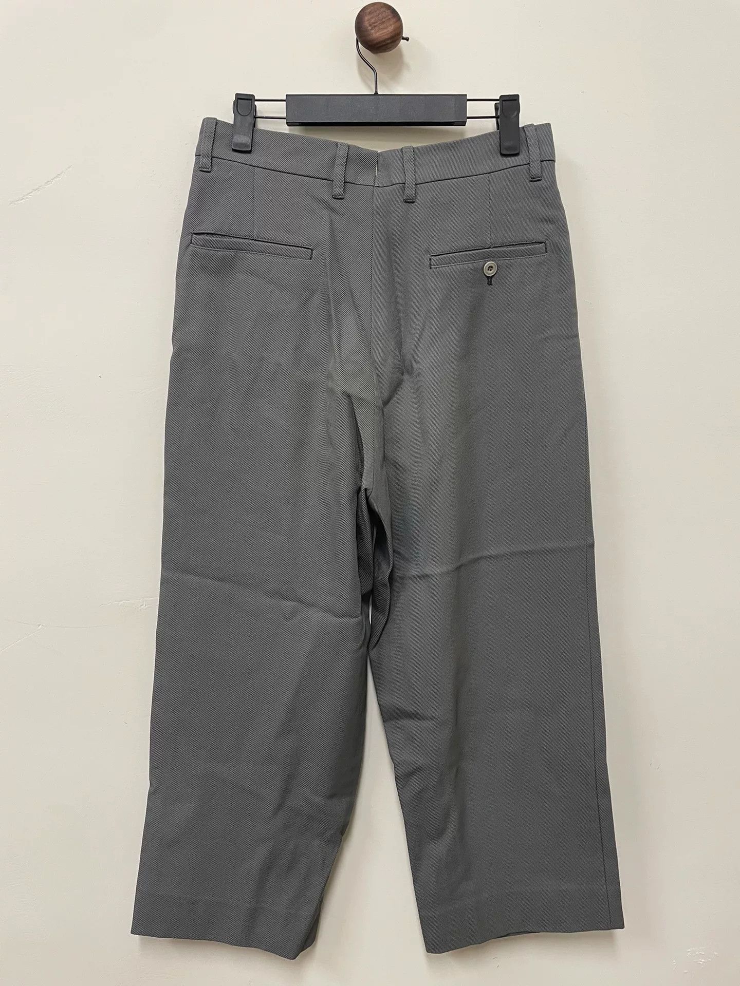 Lemaire Lemaire Gray Wool Trousers Size US 30 / EU 46 - 2 Thumbnail