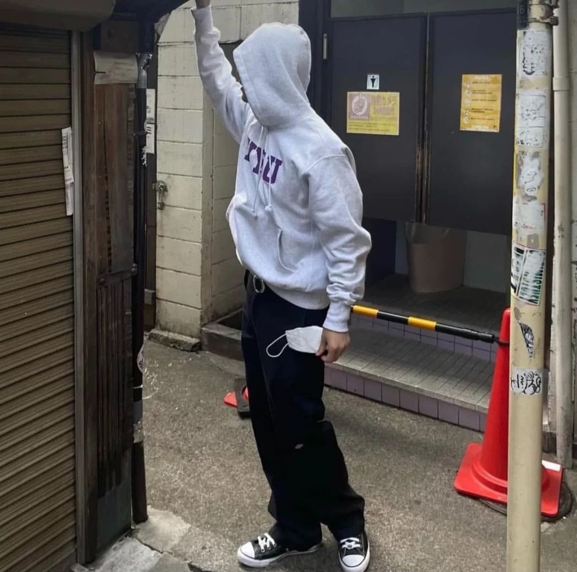 Vintage Vintage 90s Champion NYU Hoodie Size US M / EU 48-50 / 2 - 4 Thumbnail