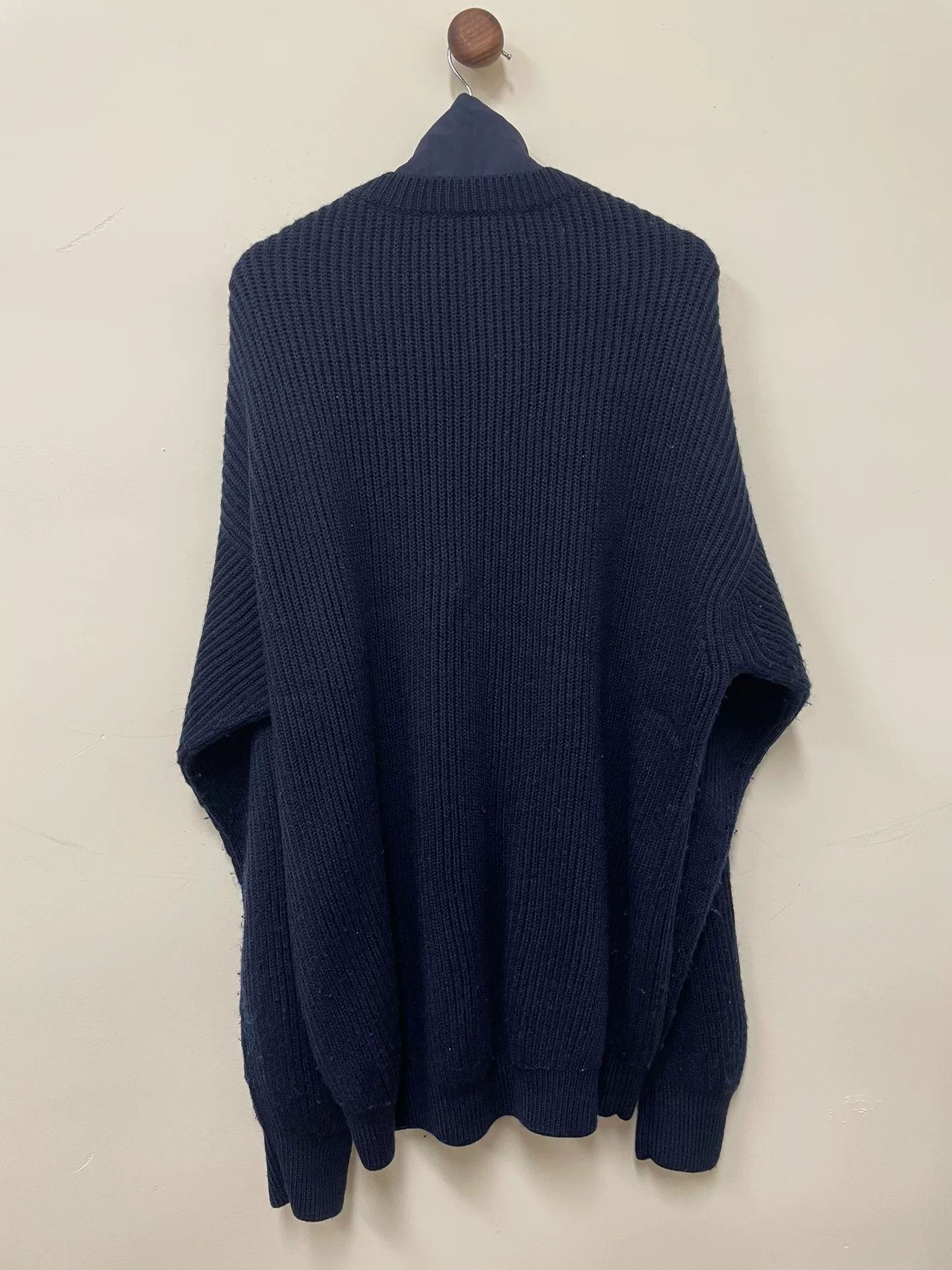 Balenciaga Balenciaga 21AW Half-Zip Oversized Sweater Size US S / EU 44-46 / 1 - 2 Thumbnail