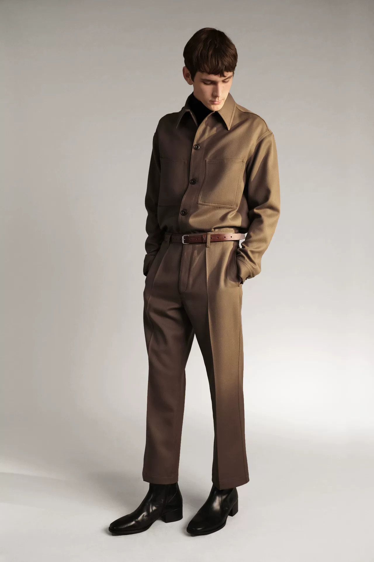 Lemaire Lemaire 19AW Brown Wool Pocket Jacket Size US M / EU 48-50 / 2 - 3 Thumbnail
