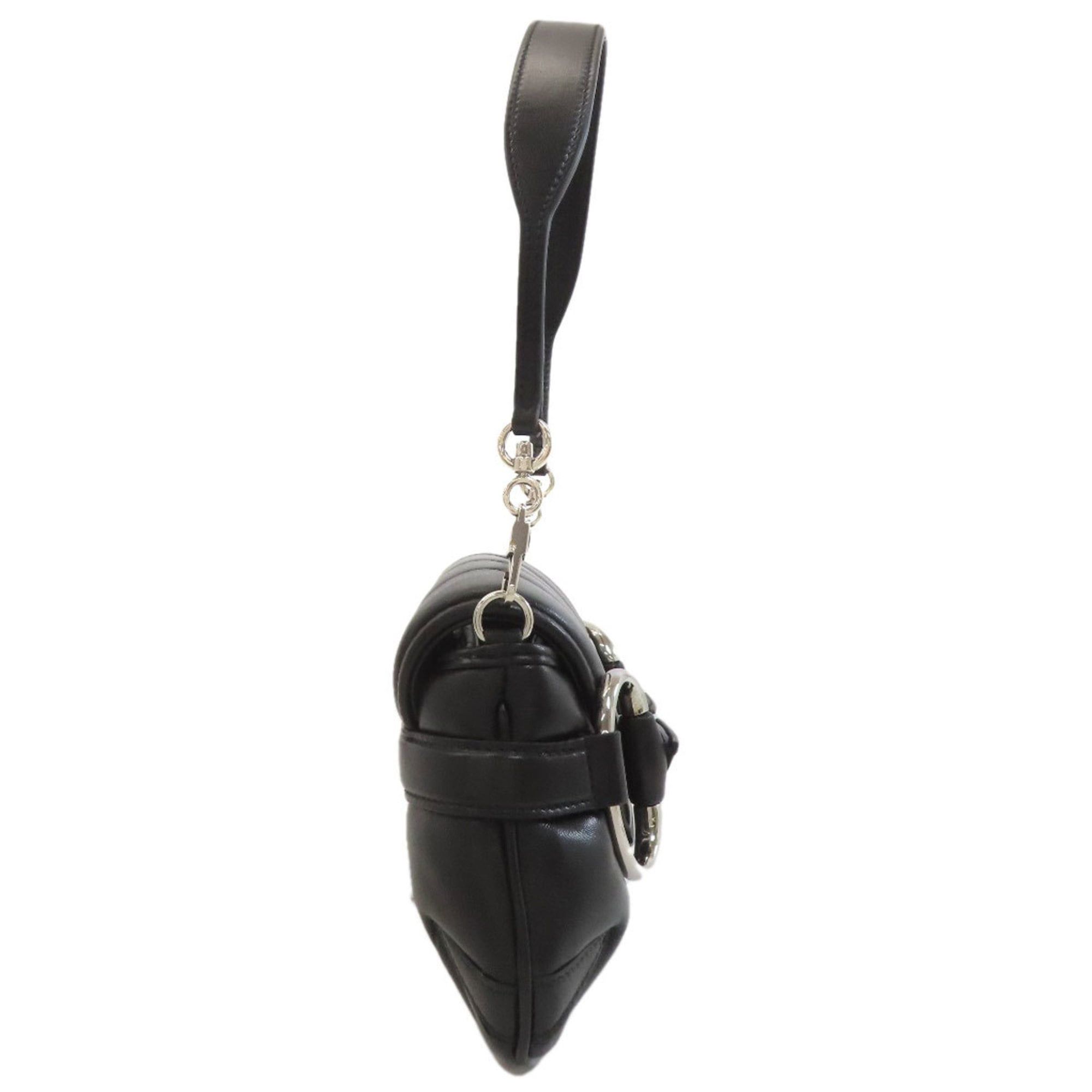 Gucci Gucci 764339 Horsebit Small Handbag in Calfskin for Women Size ONE SIZE - 3 Thumbnail