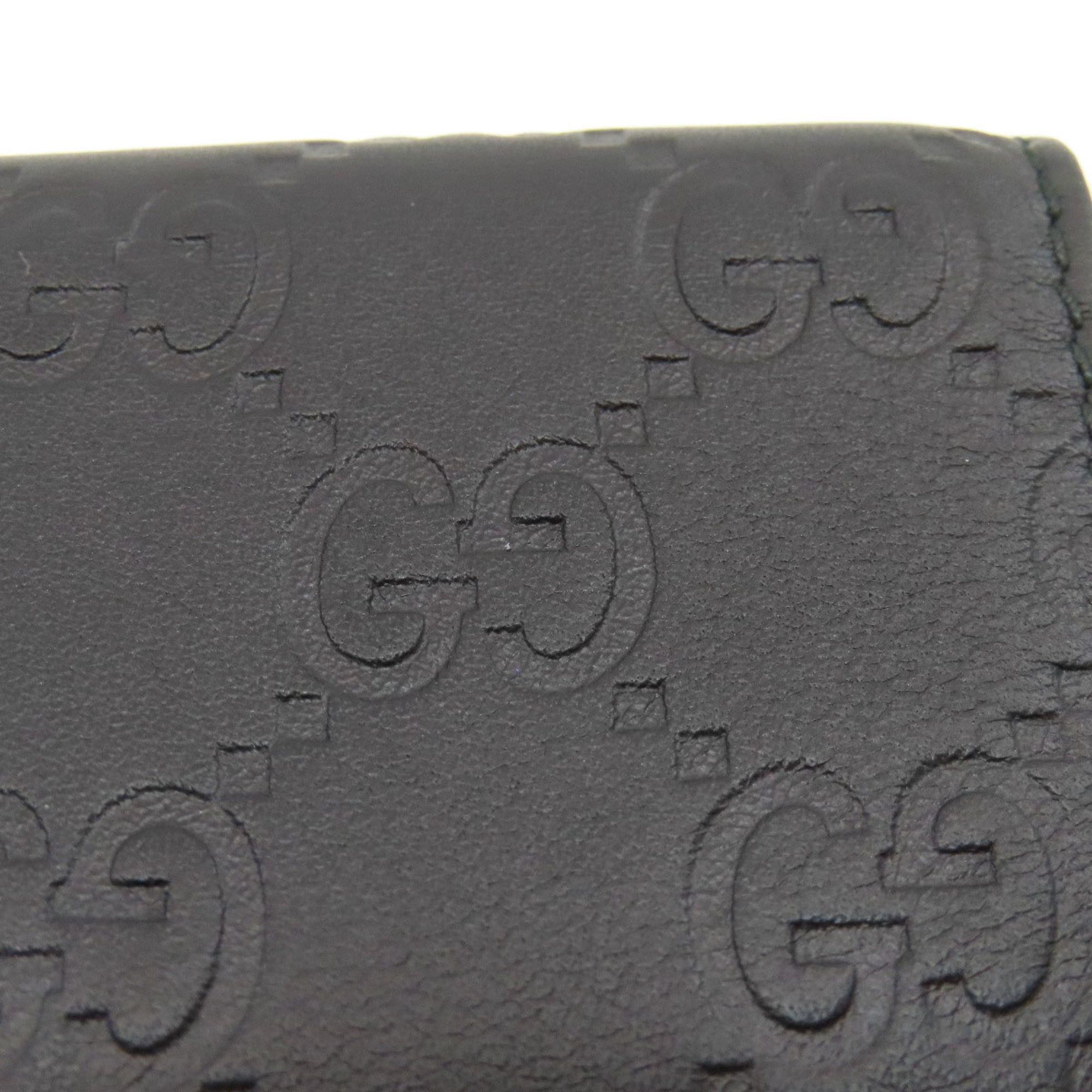 Gucci Gucci 138093 GG Signature Shima Leather Key Case for Women Size ONE SIZE - 14 Thumbnail