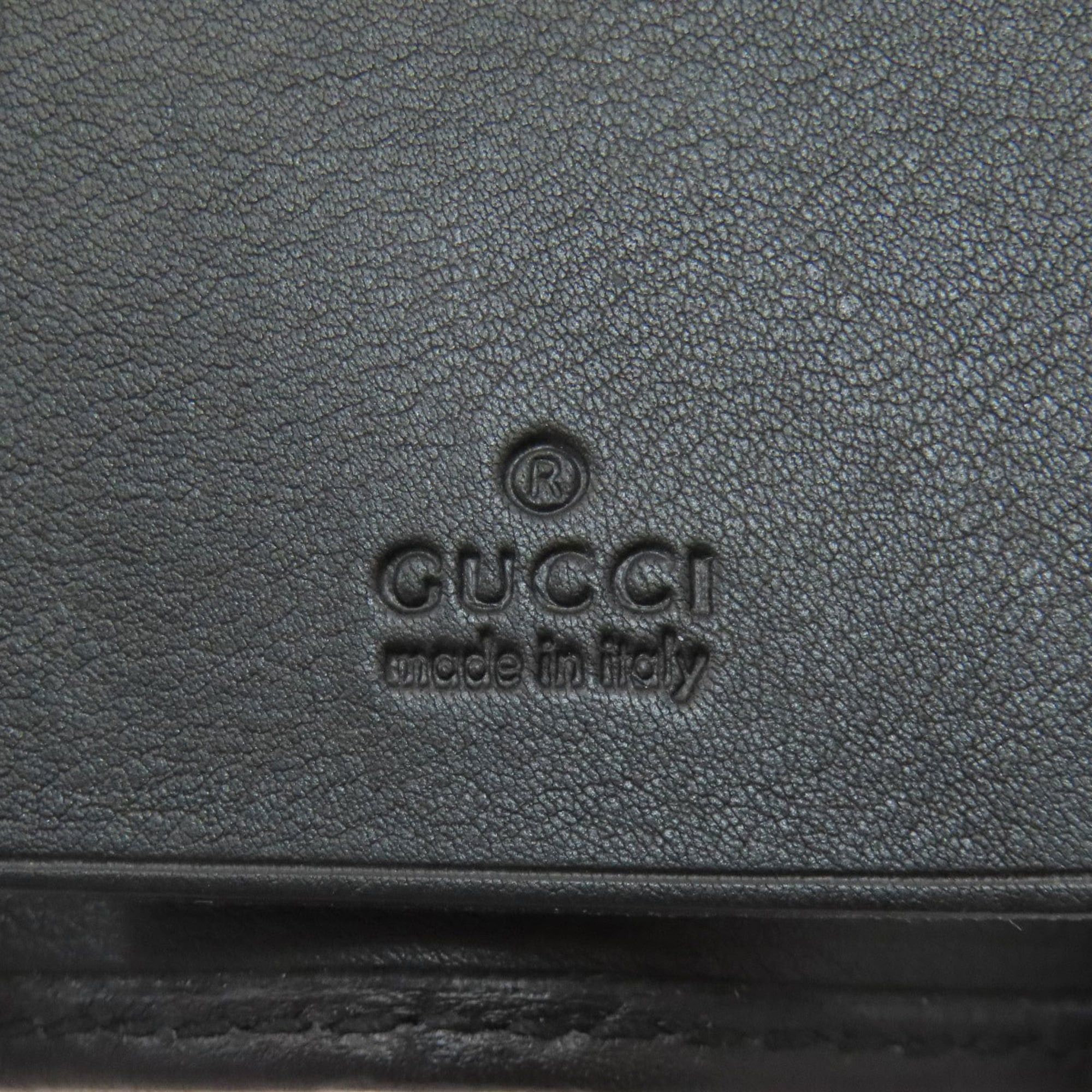 Gucci Gucci 138093 GG Signature Shima Leather Key Case for Women Size ONE SIZE - 6 Thumbnail