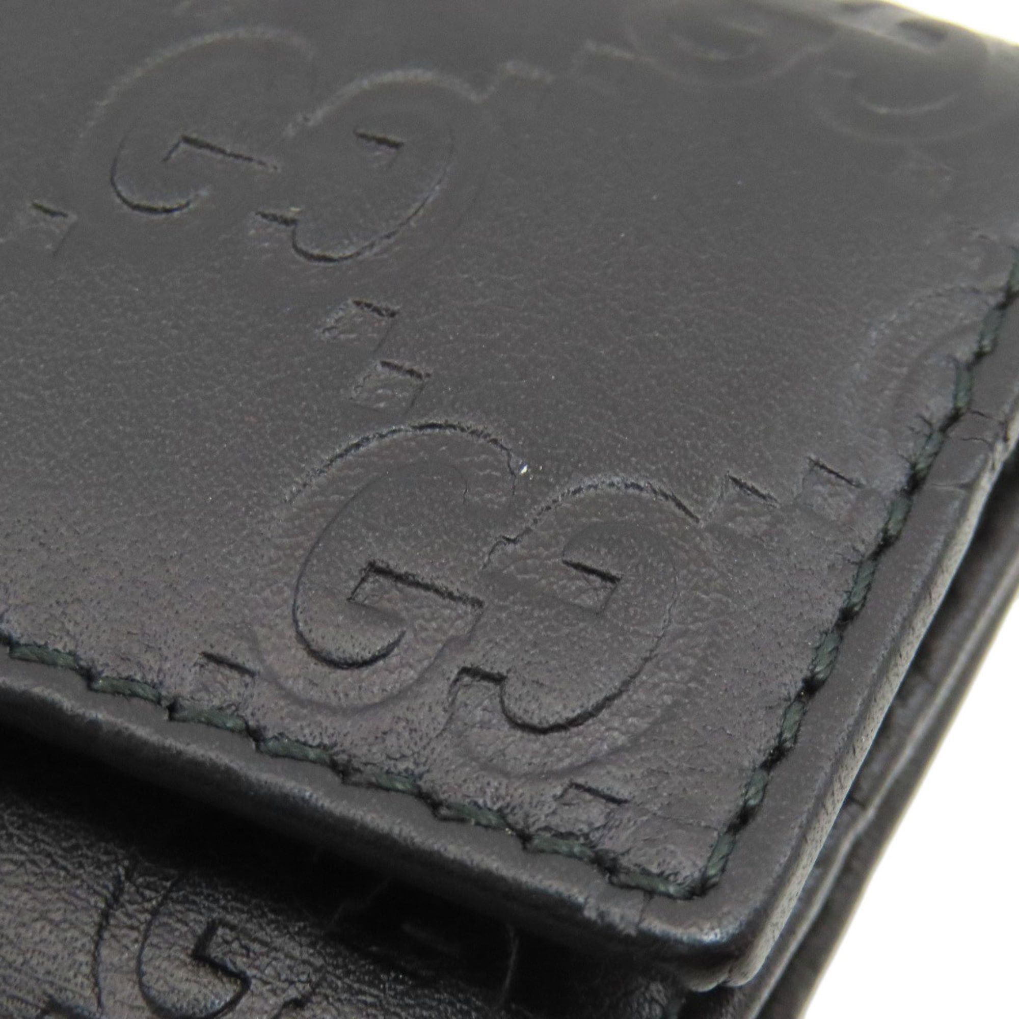 Gucci Gucci 138093 GG Signature Shima Leather Key Case for Women Size ONE SIZE - 13 Thumbnail