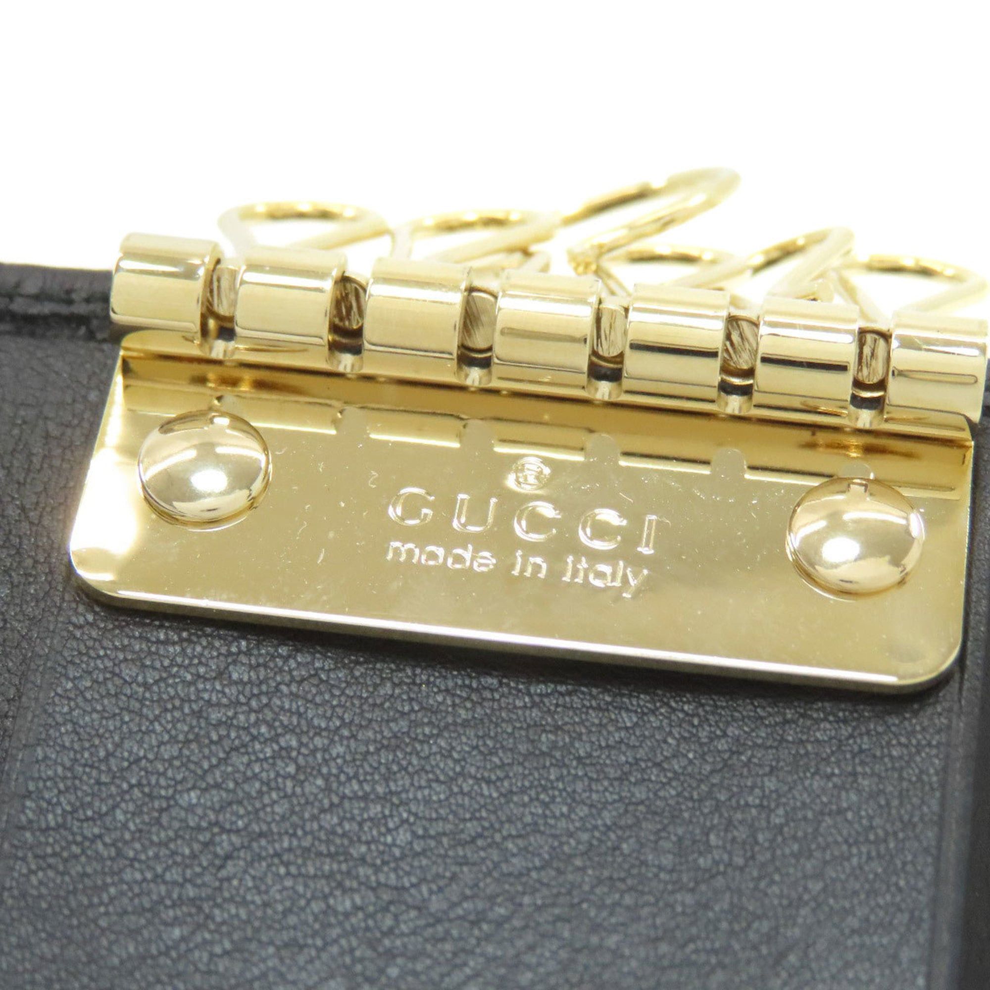 Gucci Gucci 138093 GG Signature Shima Leather Key Case for Women Size ONE SIZE - 8 Thumbnail
