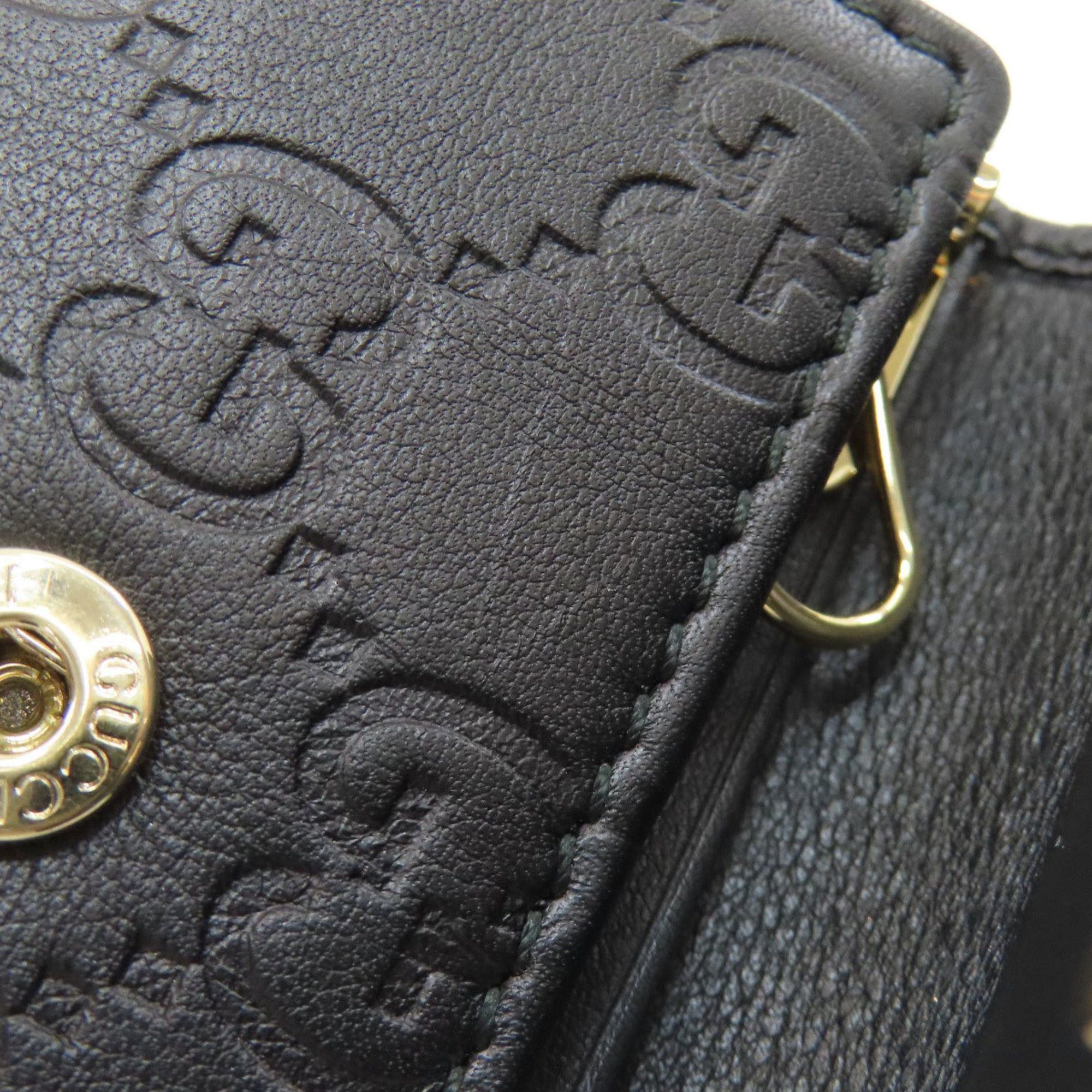 Gucci Gucci 138093 GG Signature Shima Leather Key Case for Women Size ONE SIZE - 12 Thumbnail