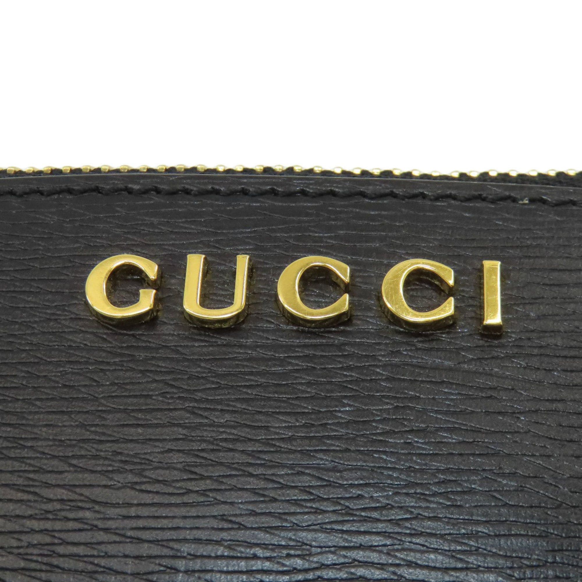 Gucci Gucci 790102 Script Coin Case Leather Women's GUCCI Size ONE SIZE - 10 Thumbnail