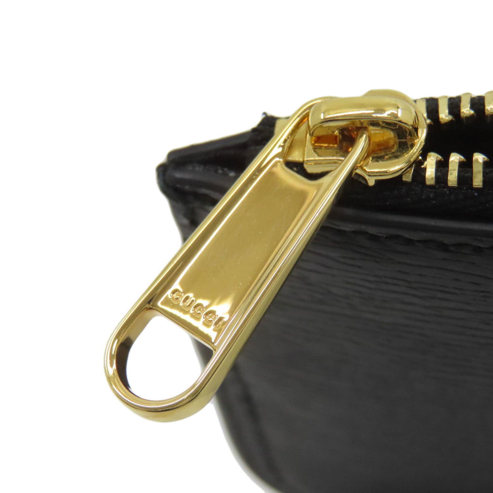 Gucci Gucci 790102 Script Coin Case Leather Women's GUCCI Size ONE SIZE - 13 Thumbnail