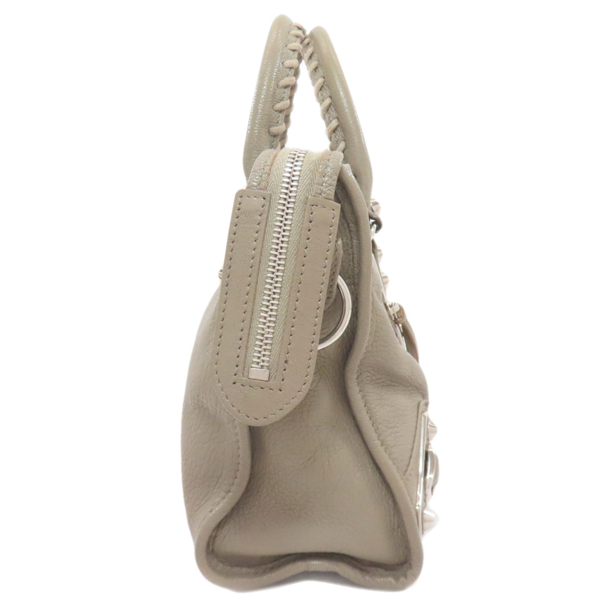 Balenciaga Balenciaga 432831 Classic Metallic Edge City S Handbag in Calfskin for Women Size ONE SIZE - 3 Thumbnail