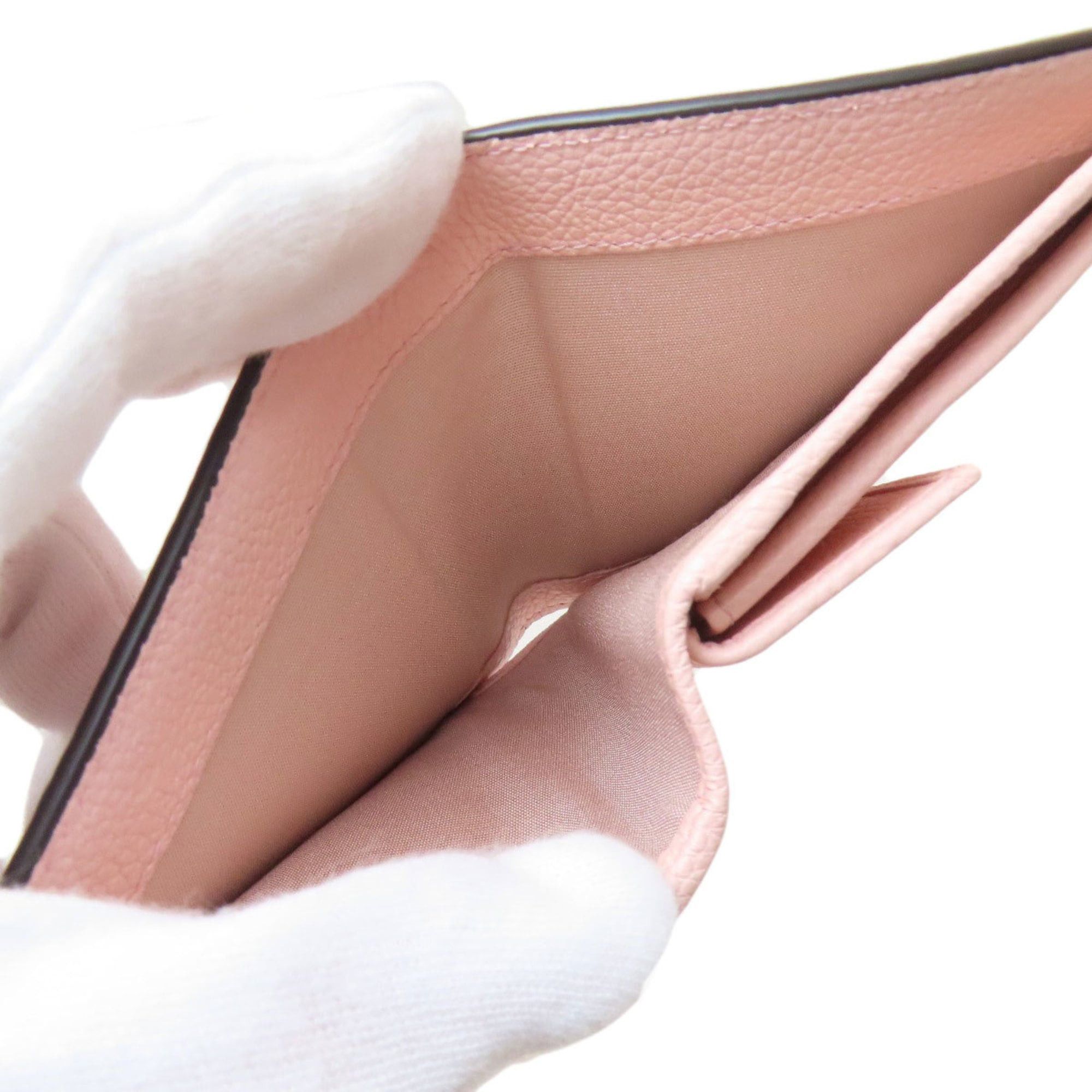 Salvatore Ferragamo Salvatore Ferragamo Gancini hardware bifold leather wallet for women Size ONE SIZE - 5 Thumbnail
