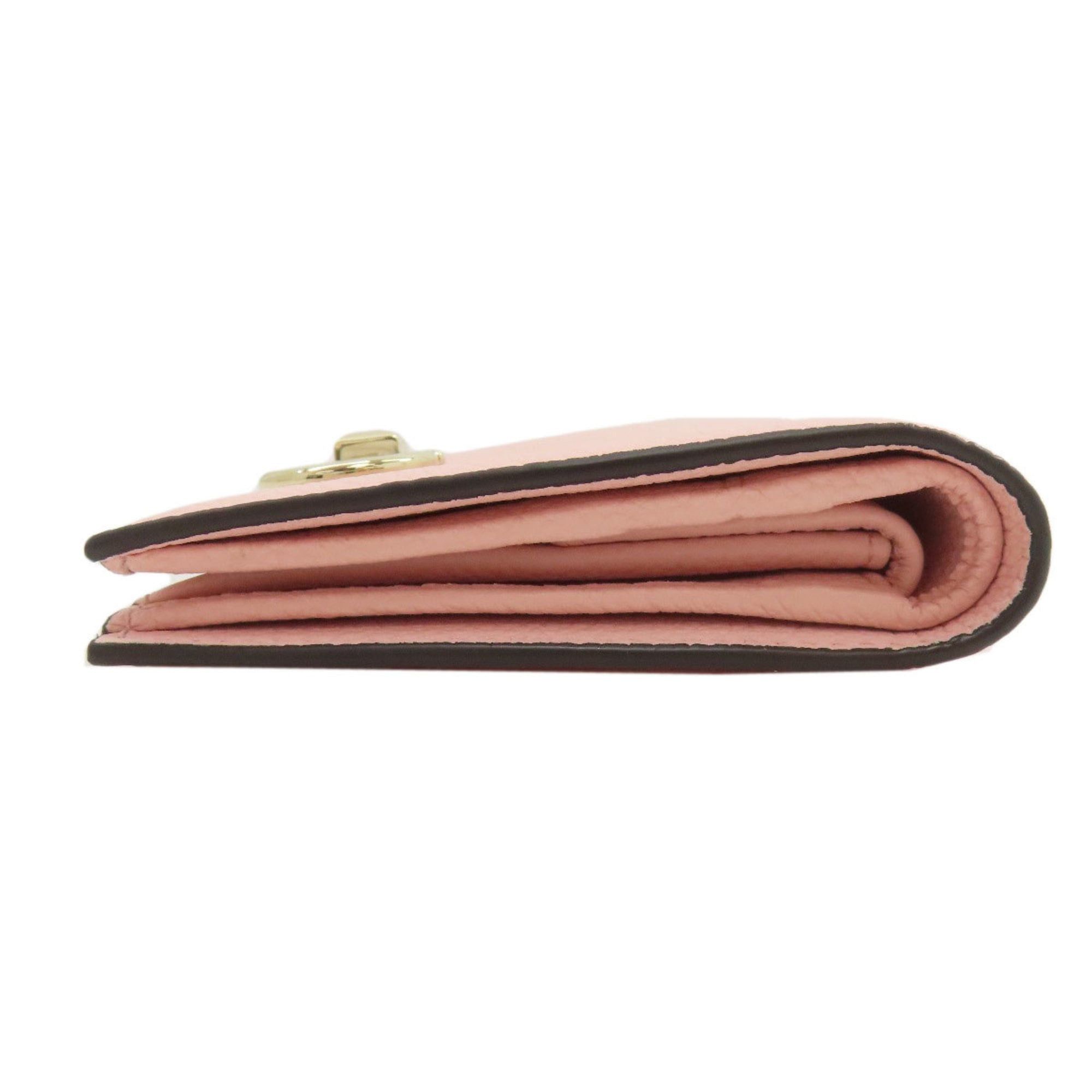 Salvatore Ferragamo Salvatore Ferragamo Gancini hardware bifold leather wallet for women Size ONE SIZE - 3 Thumbnail