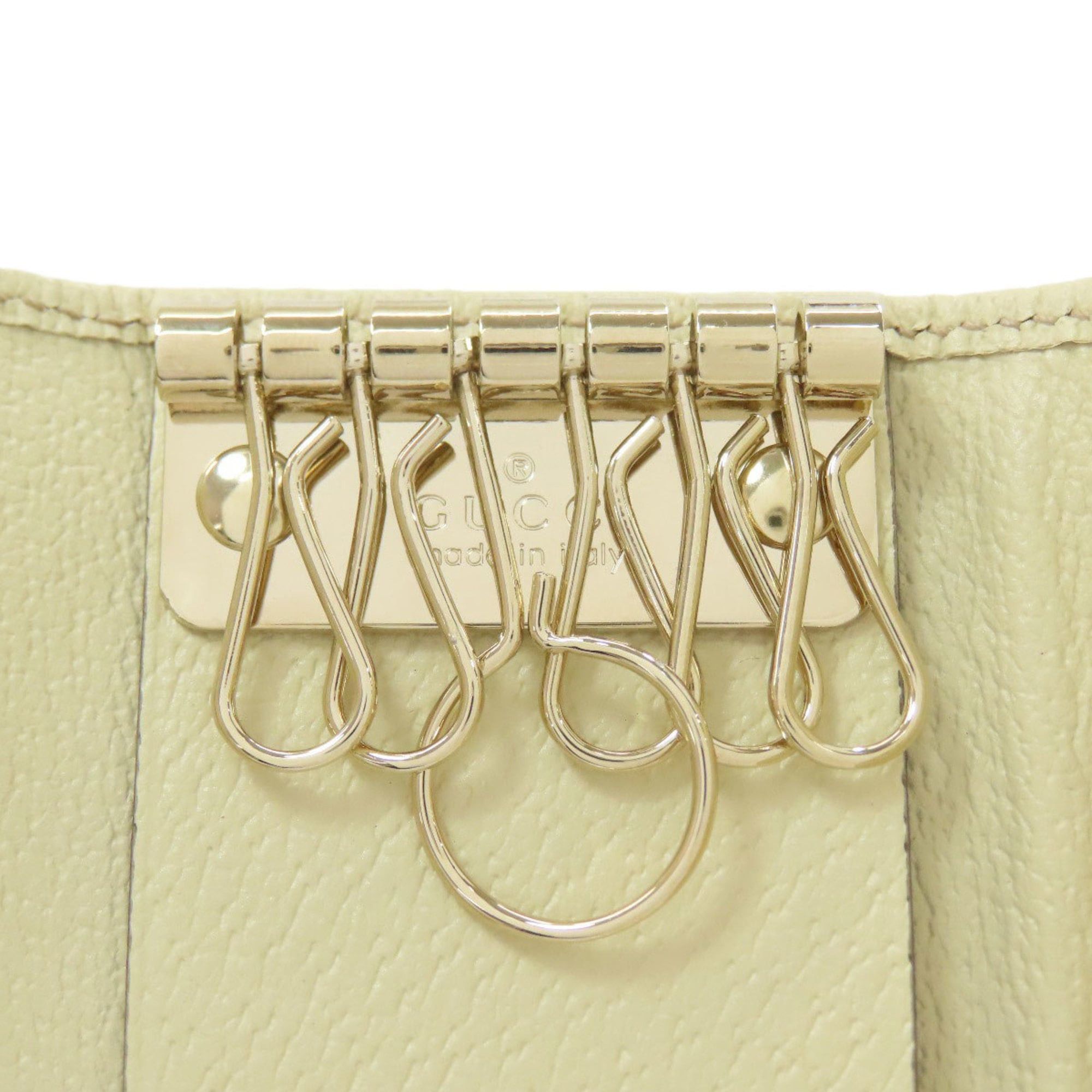 Gucci Gucci 127048 GG Canvas Key Case Canvas/Leather Women's GUCCI Size ONE SIZE - 5 Thumbnail
