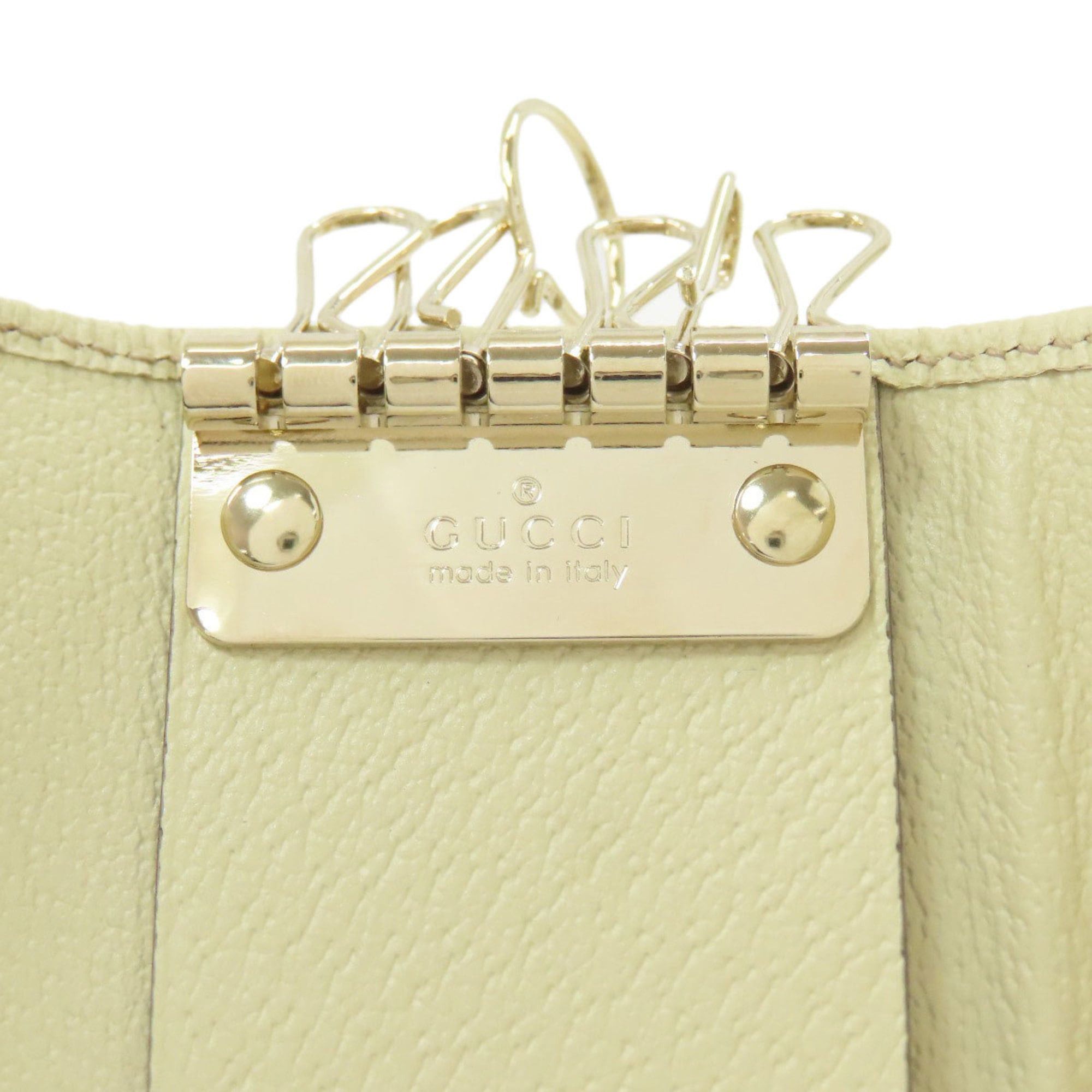 Gucci Gucci 127048 GG Canvas Key Case Canvas/Leather Women's GUCCI Size ONE SIZE - 8 Thumbnail