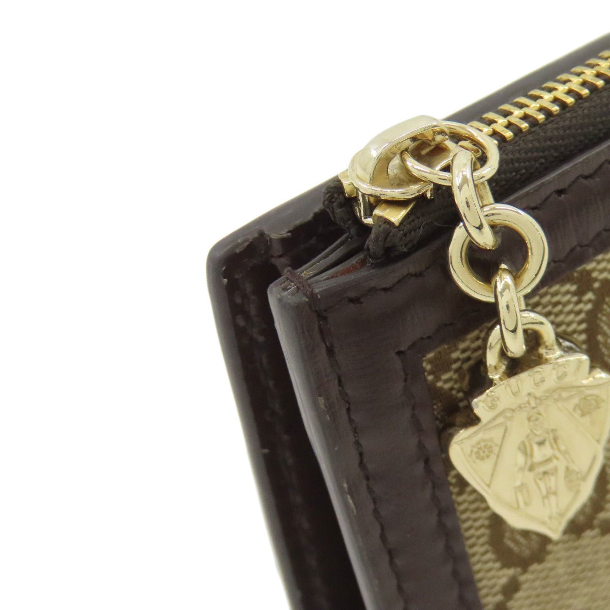 Gucci Gucci 790036 GG Pattern Bifold Wallet Canvas Women's GUCCI Size ONE SIZE - 16 Thumbnail