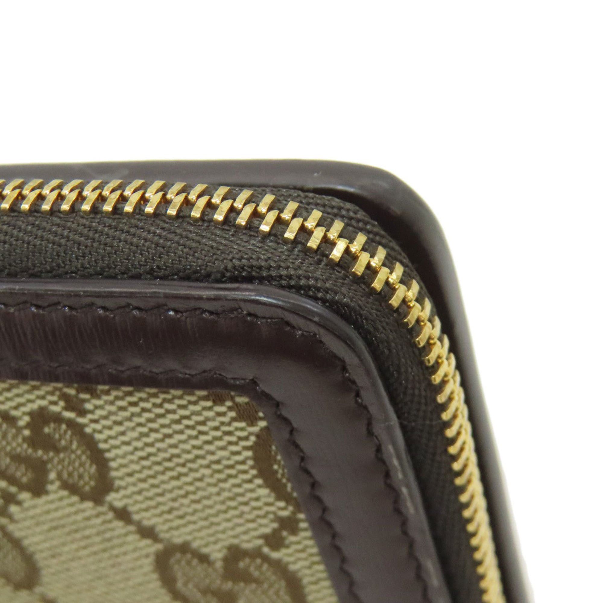 Gucci Gucci 790036 GG Pattern Bifold Wallet Canvas Women's GUCCI Size ONE SIZE - 17 Thumbnail