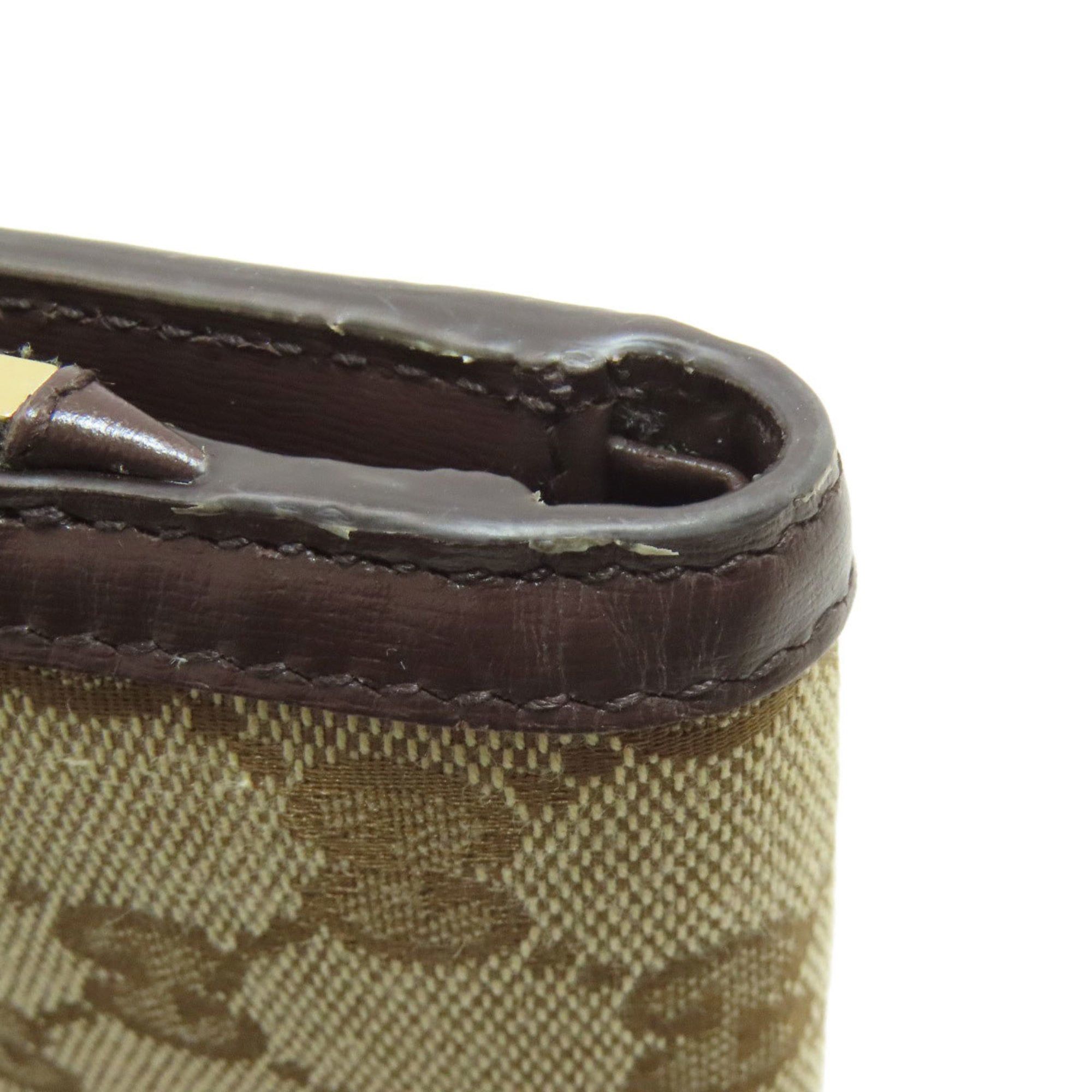 Gucci Gucci 790036 GG Pattern Bifold Wallet Canvas Women's GUCCI Size ONE SIZE - 14 Thumbnail