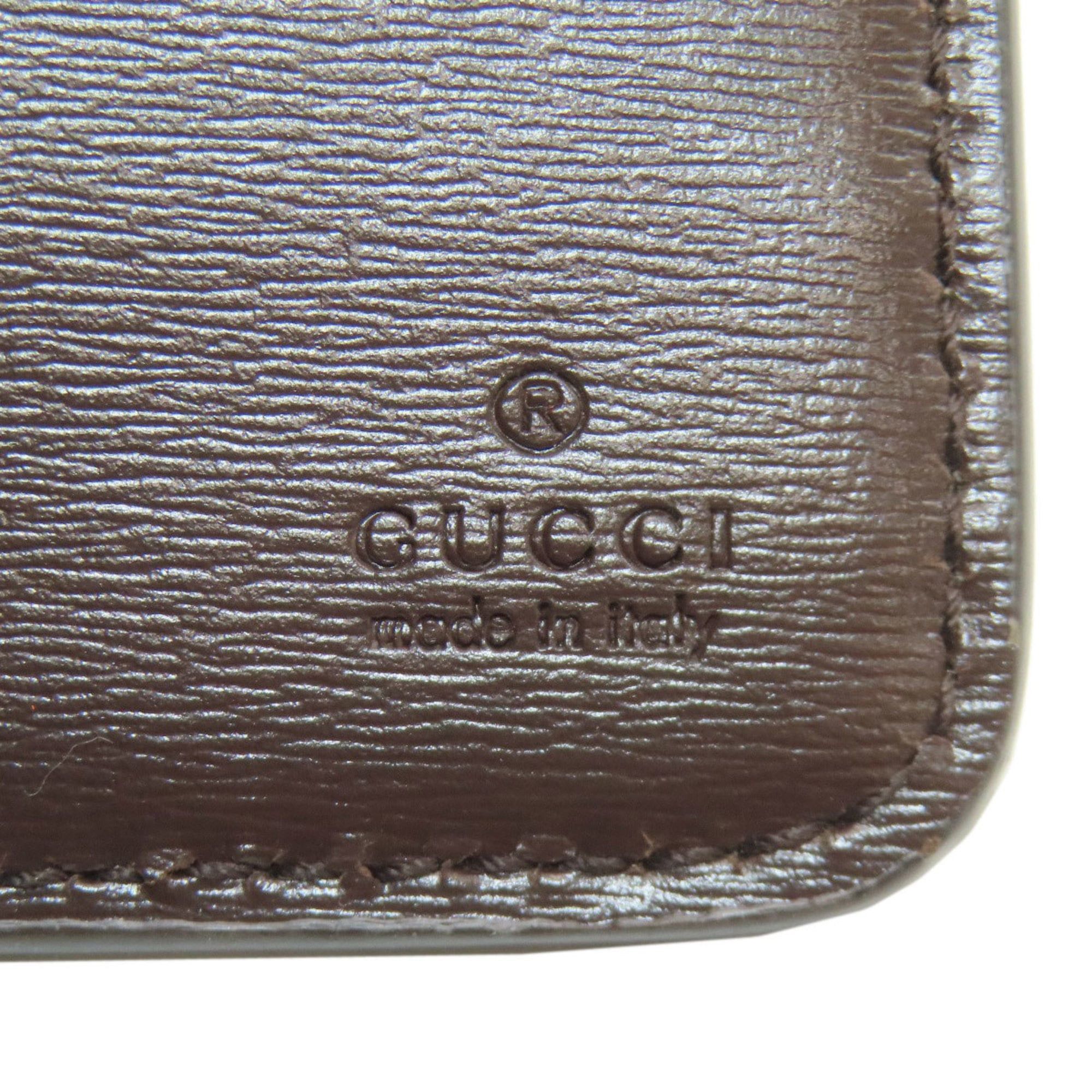 Gucci Gucci 790036 GG Pattern Bifold Wallet Canvas Women's GUCCI Size ONE SIZE - 7 Thumbnail