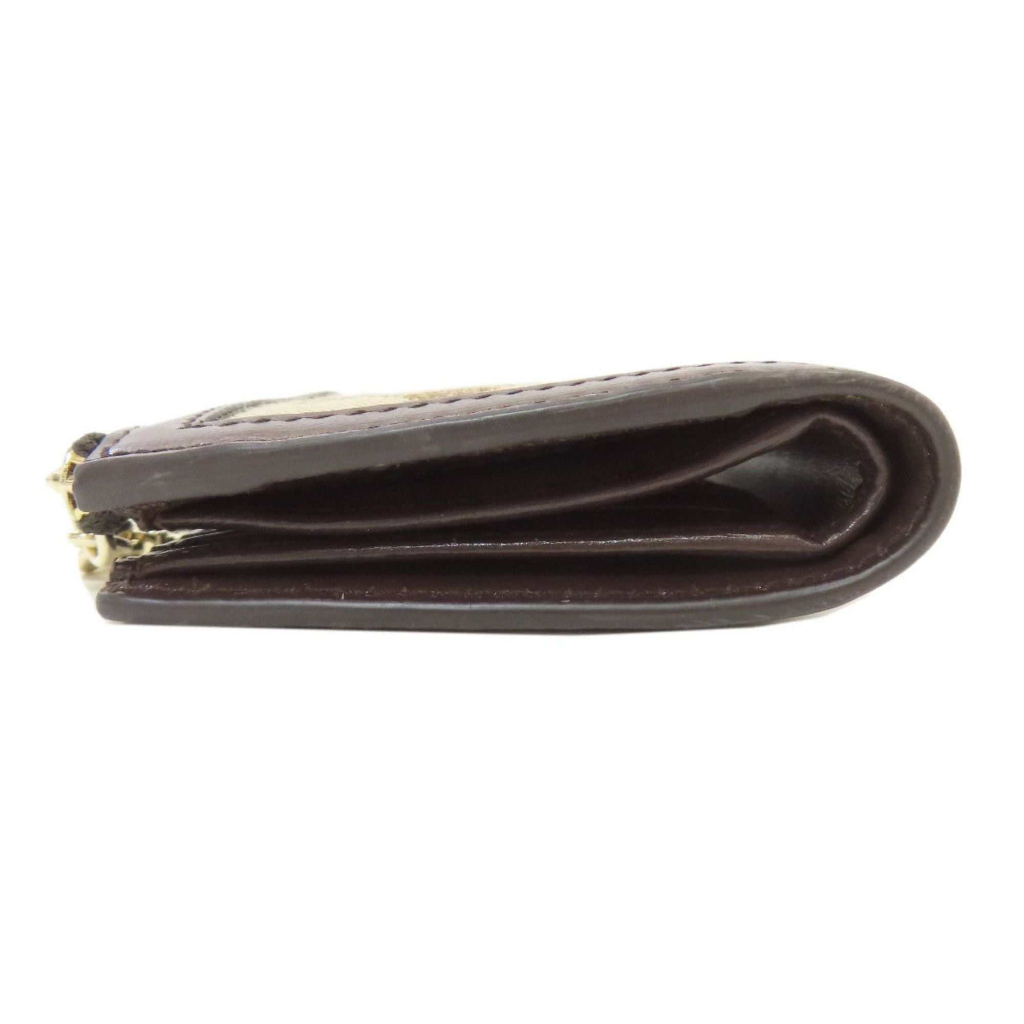 Gucci Gucci 790036 GG Pattern Bifold Wallet Canvas Women's GUCCI Size ONE SIZE - 3 Thumbnail