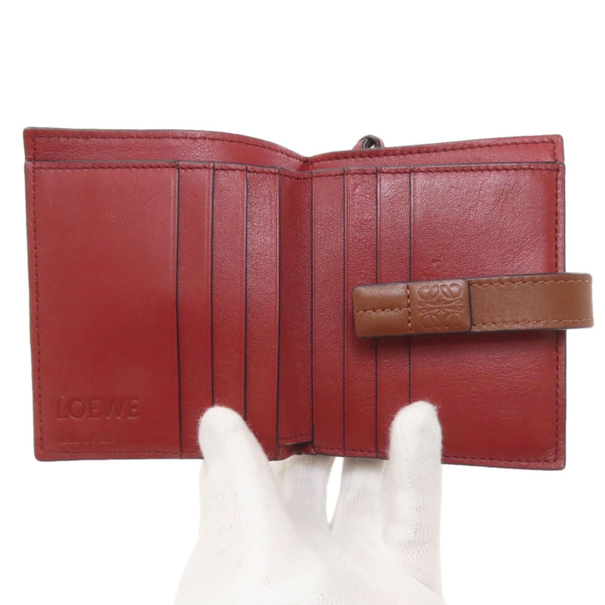 Loewe LOEWE Vertical Wallet, Bifold Leather Wallet for Women Size ONE SIZE - 4 Thumbnail