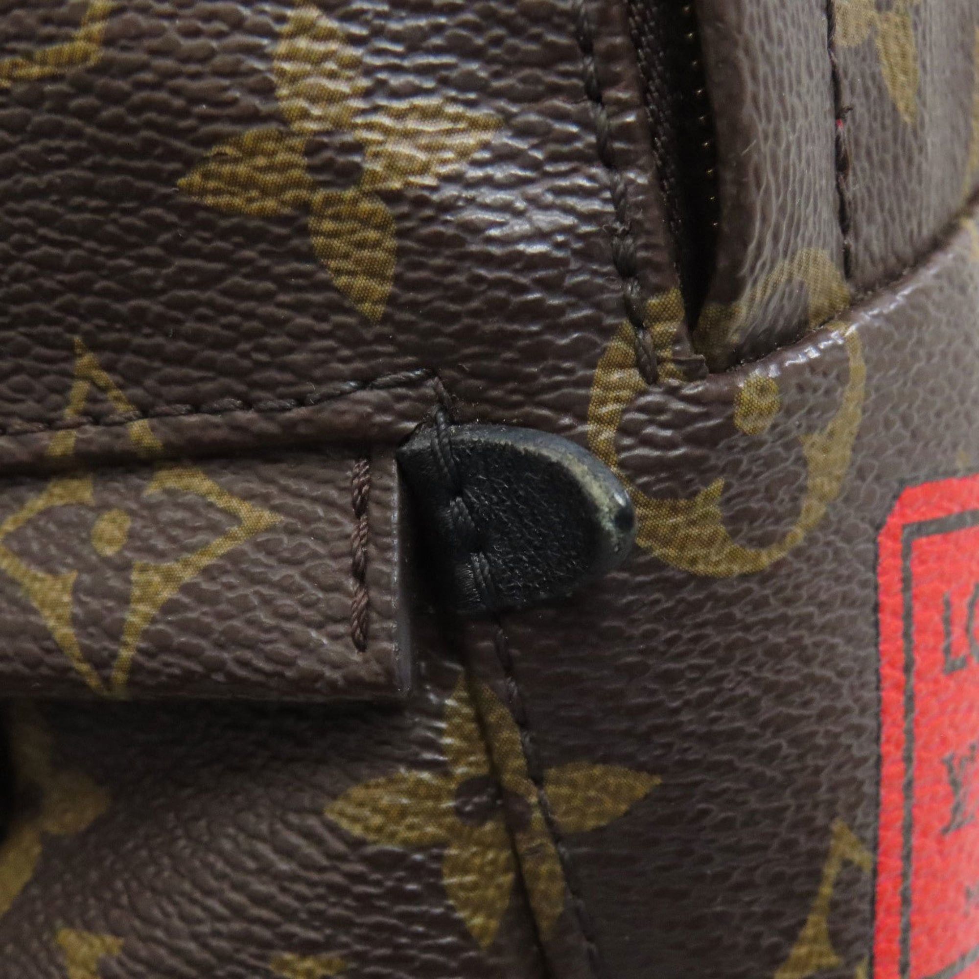 Louis Vuitton Louis Vuitton Palm Springs Mini Sticker Print Backpack/Daypack in Monogram Canvas for Women Size ONE SIZE - 11 Thumbnail