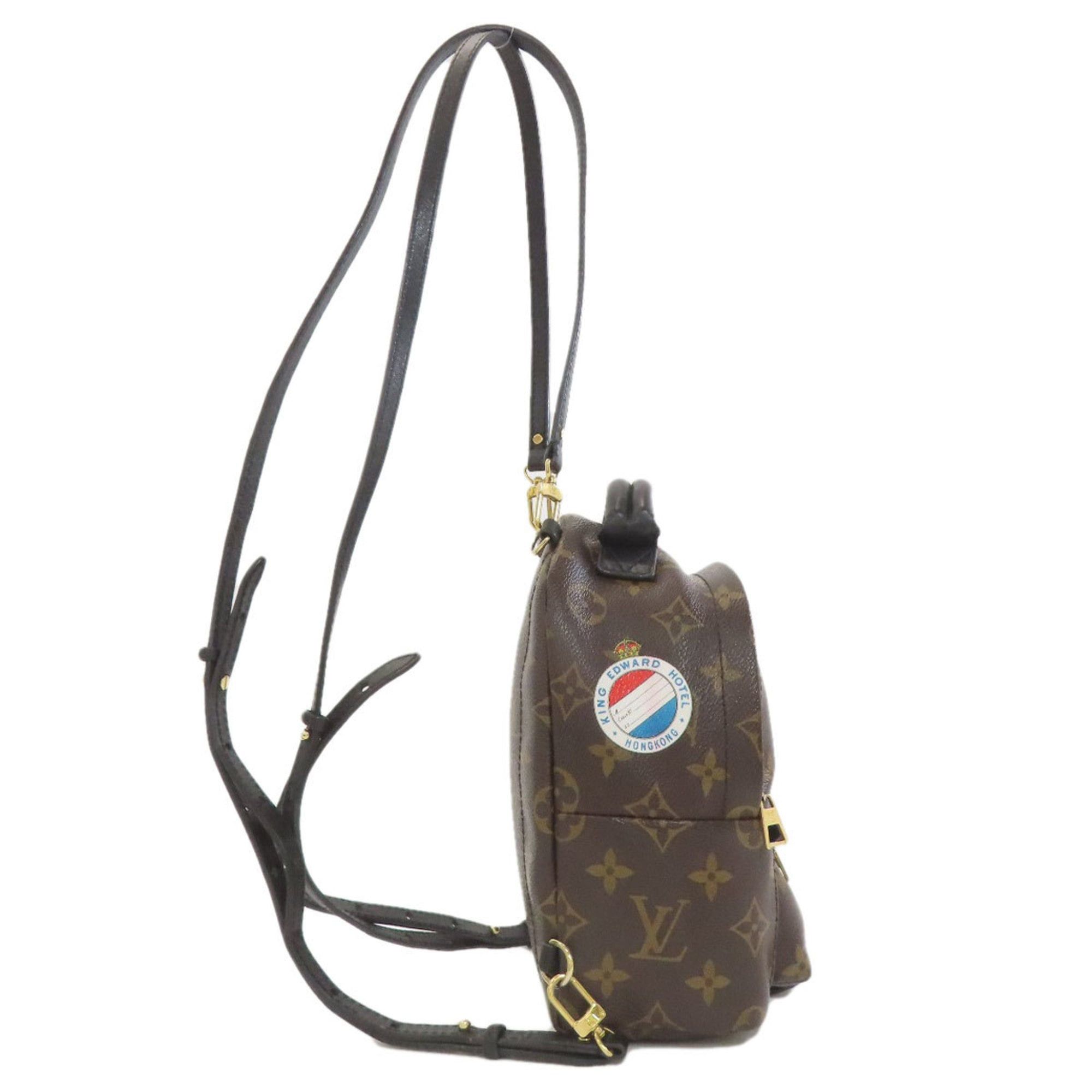 Louis Vuitton Louis Vuitton Palm Springs Mini Sticker Print Backpack/Daypack in Monogram Canvas for Women Size ONE SIZE - 3 Thumbnail