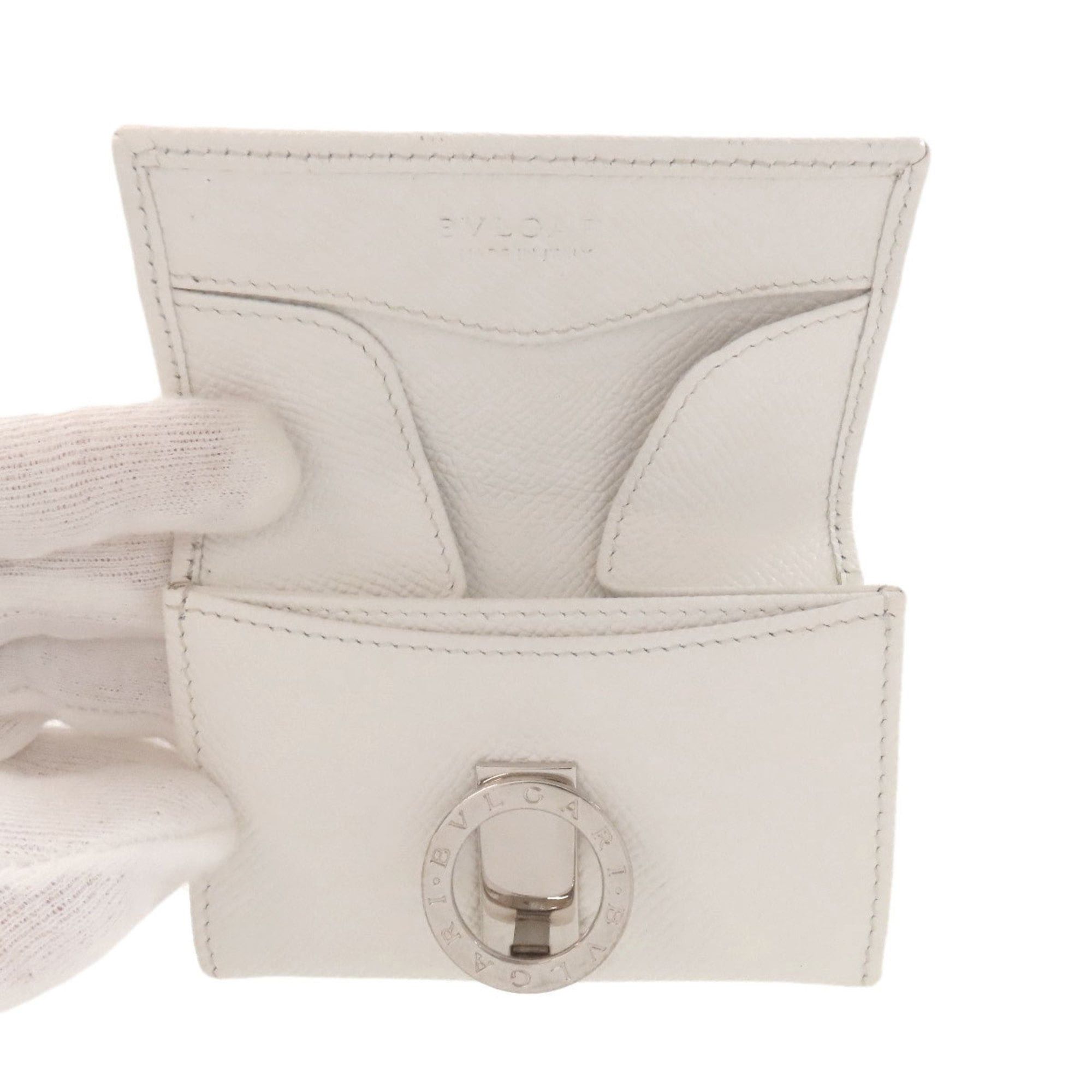 Bvlgari BVLGARI Coin Case Leather Women's Size ONE SIZE - 4 Thumbnail