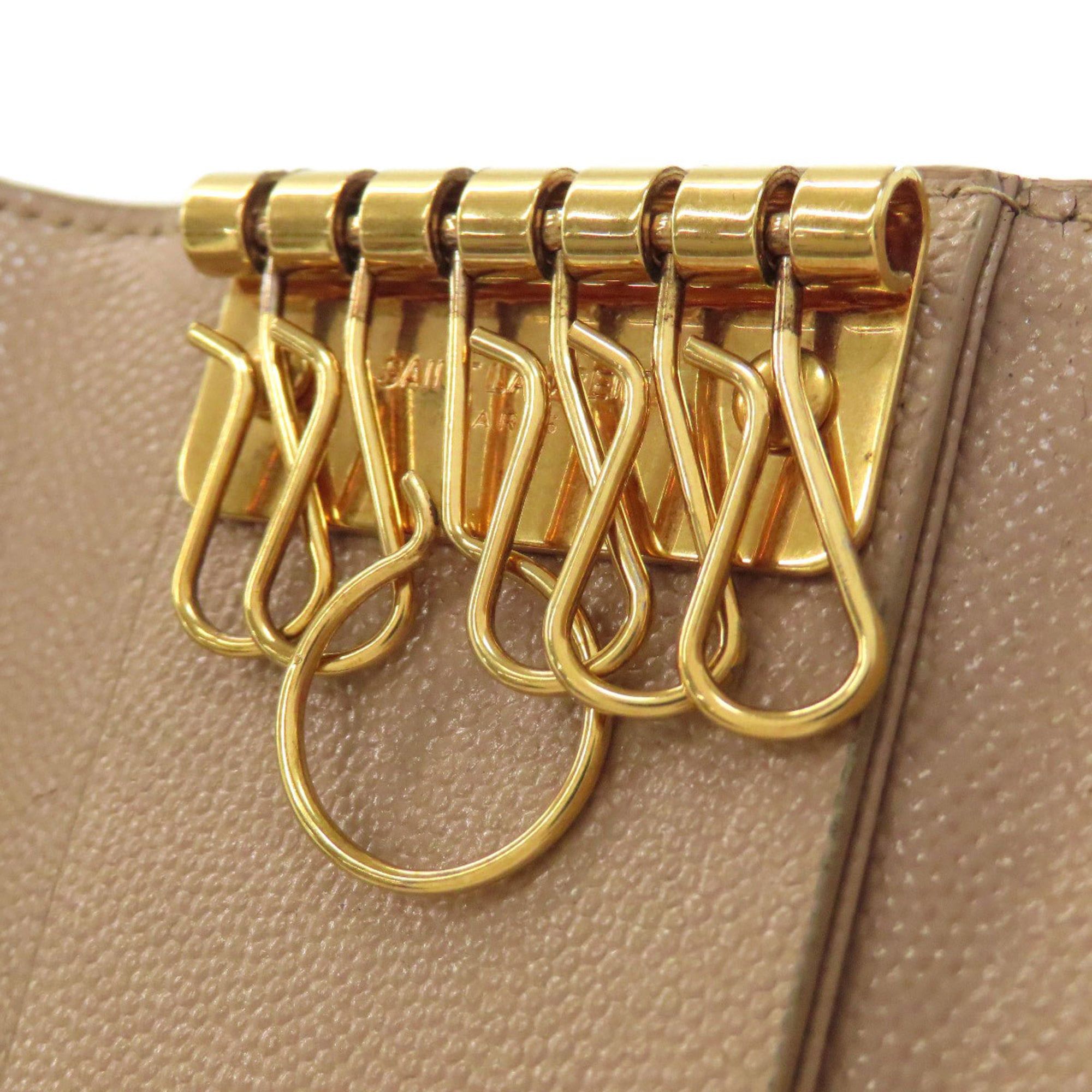 Saint Laurent Paris Saint Laurent logo key case leather women's SAINT LAURENT Size ONE SIZE - 5 Thumbnail