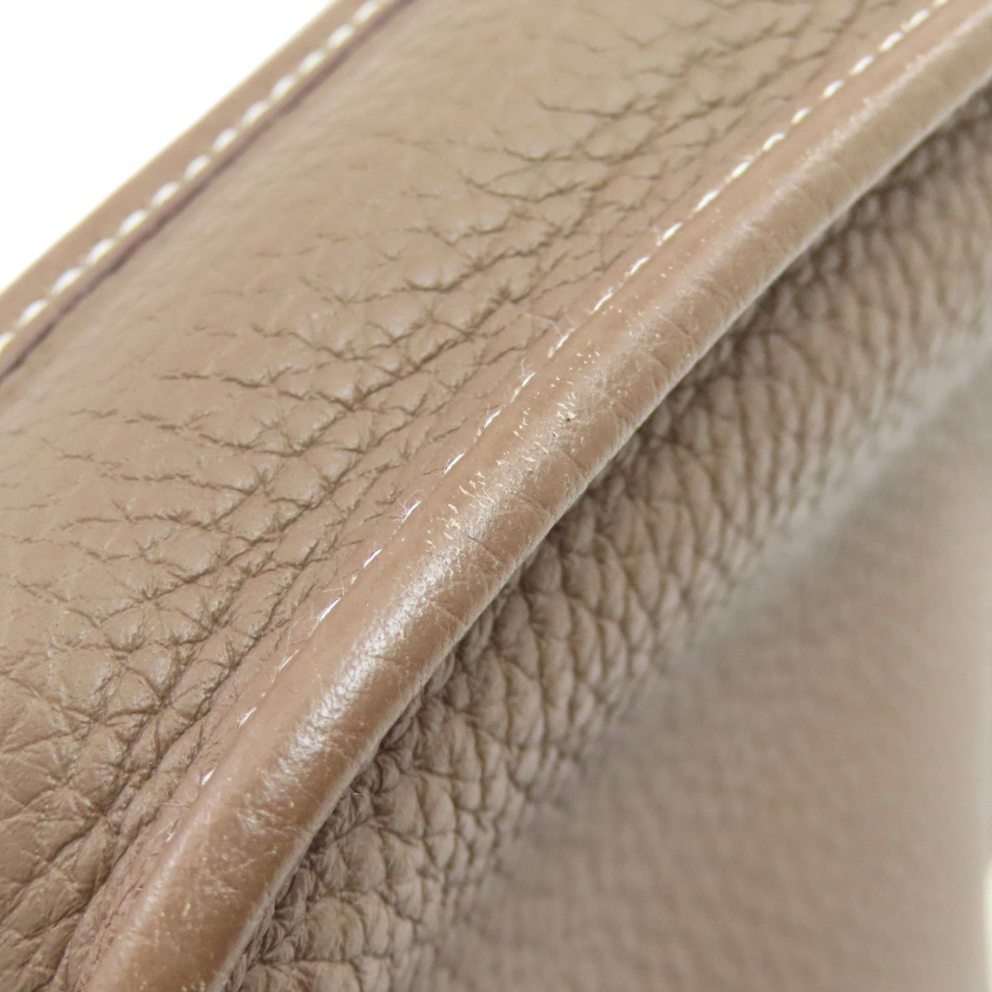 Hermes Hermès Evelyn TPM Etoupe Shoulder Bag with Silver Hardware, Taurillon, Women's, HERMES Size ONE SIZE - 16 Thumbnail