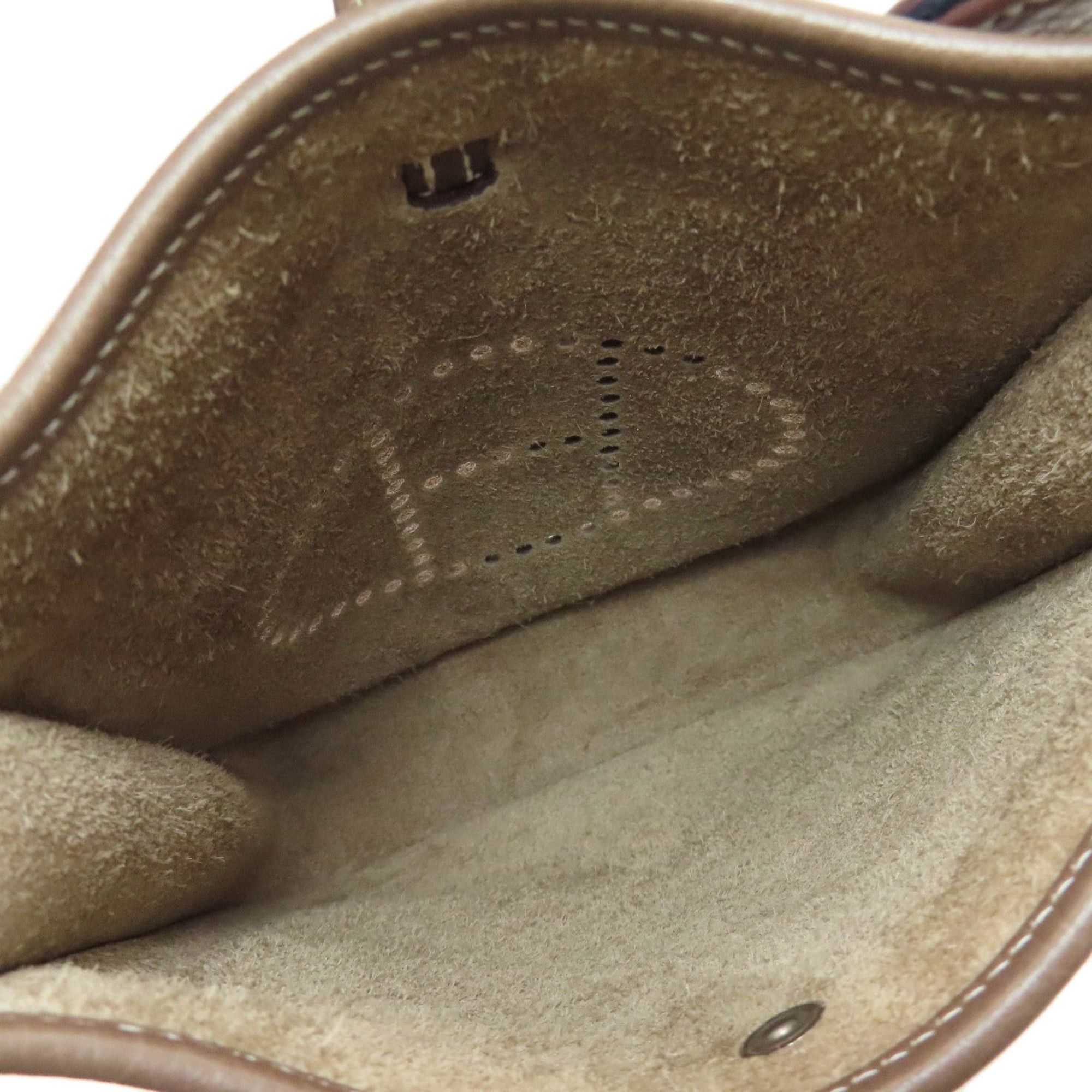 Hermes Hermès Evelyn TPM Etoupe Shoulder Bag with Silver Hardware, Taurillon, Women's, HERMES Size ONE SIZE - 5 Thumbnail