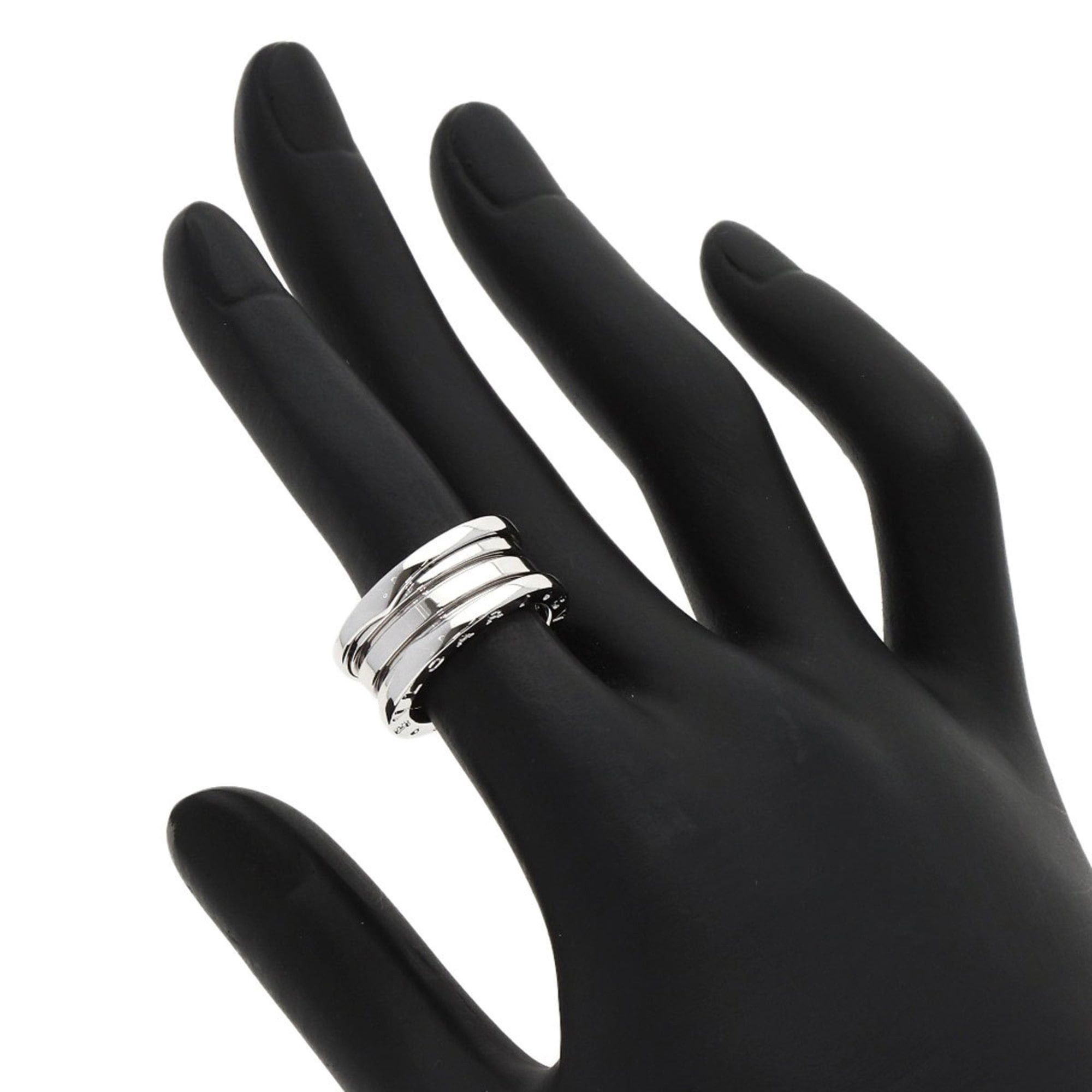Bvlgari BVLGARI B-zero1 3-Band #49 Ring in 18K White Gold for Women Size ONE SIZE - 5 Thumbnail
