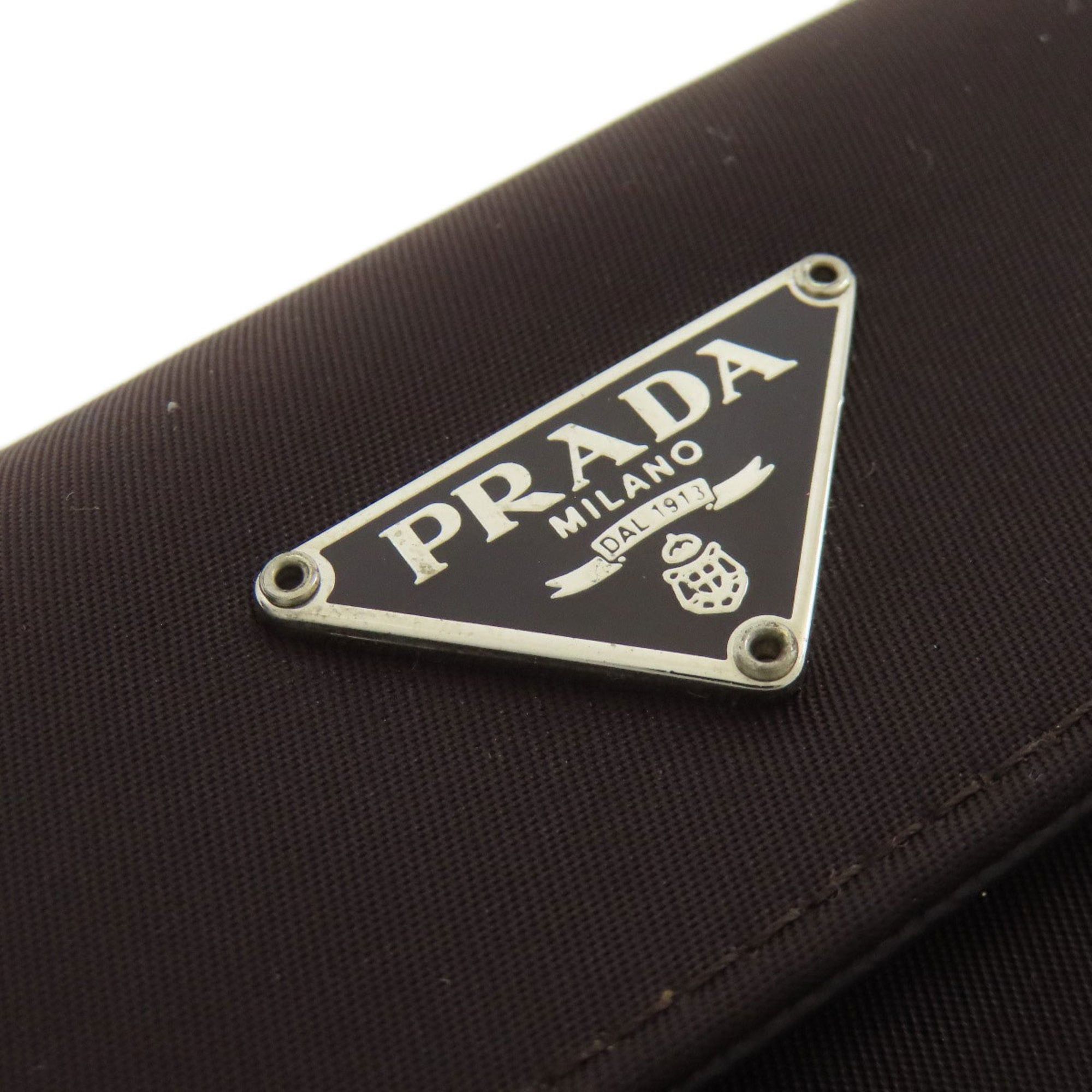 Prada Prada logo hardware bifold wallet nylon material women's PRADA Size ONE SIZE - 9 Thumbnail
