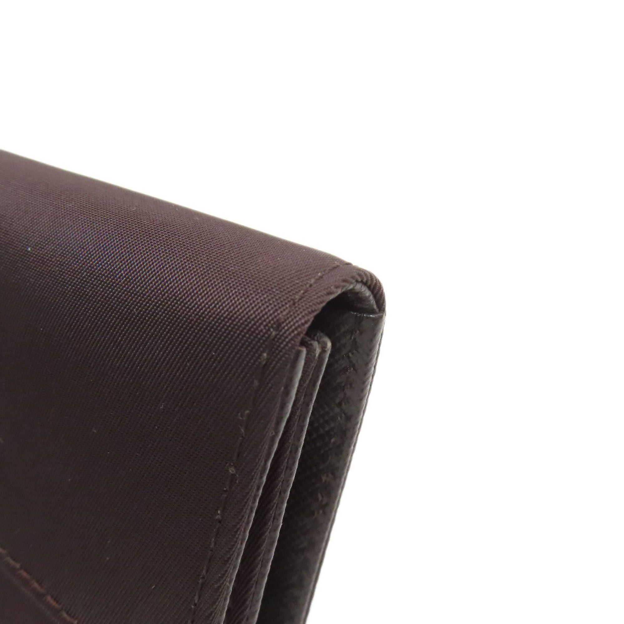 Prada Prada logo hardware bifold wallet nylon material women's PRADA Size ONE SIZE - 16 Thumbnail