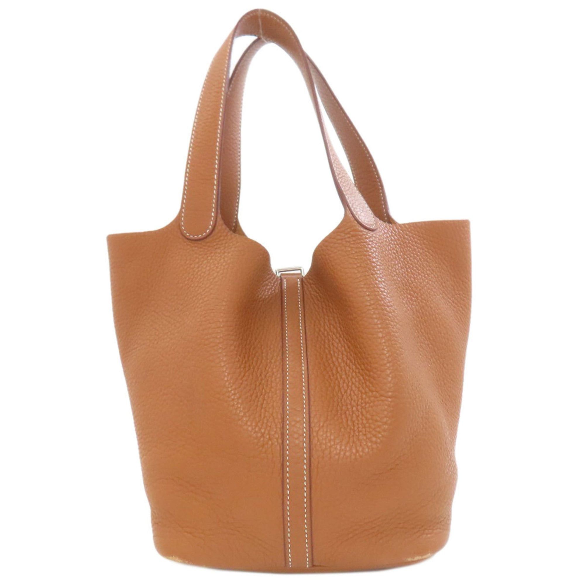 Hermes Hermès Picotin Lock MM Handbag with Silver Hardware, Taurillon, Women's, HERMES Size ONE SIZE - 2 Thumbnail