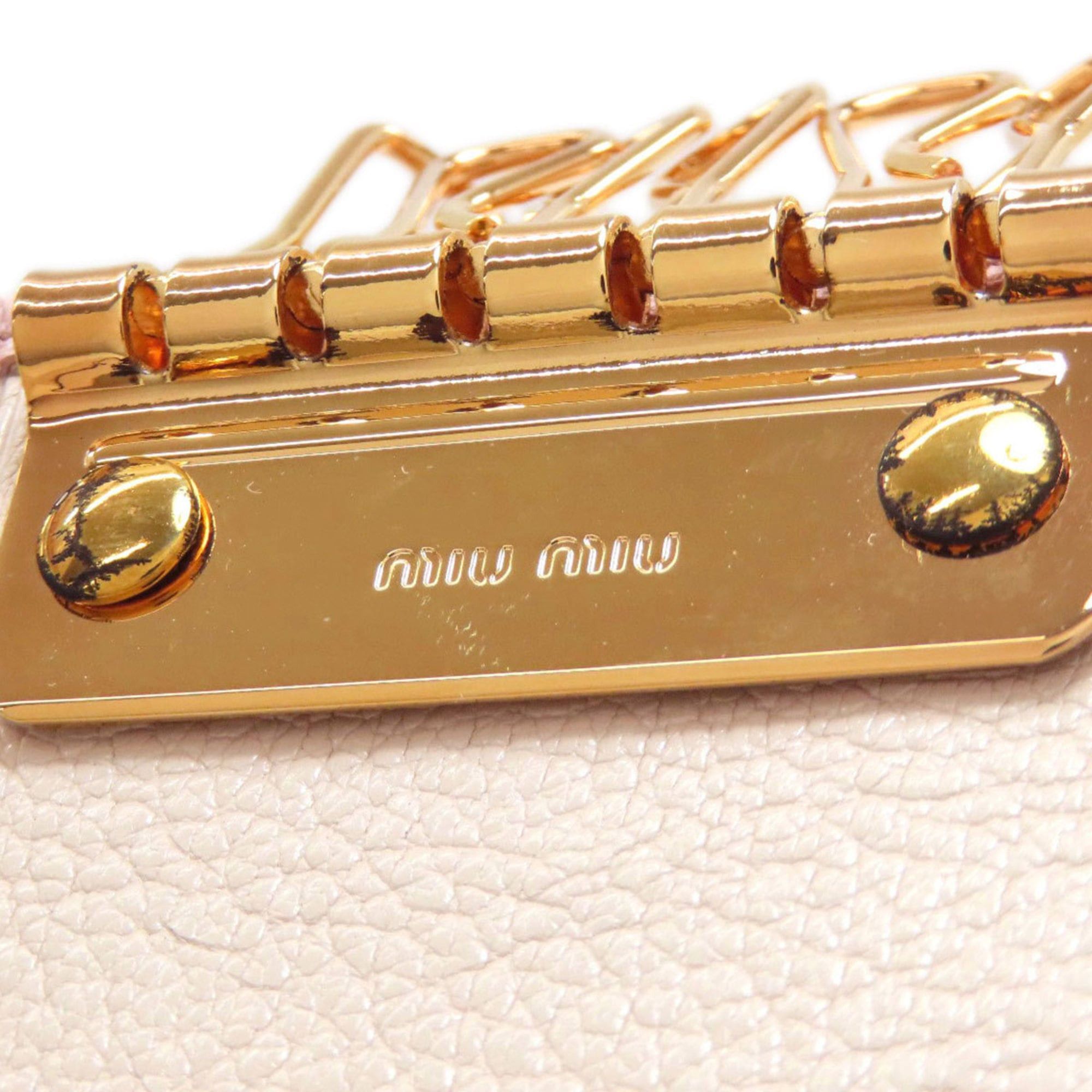 Miu Miu Miu Miu Miu Ribbon Key Case Leather Women's MIUMIU Size ONE SIZE - 9 Thumbnail