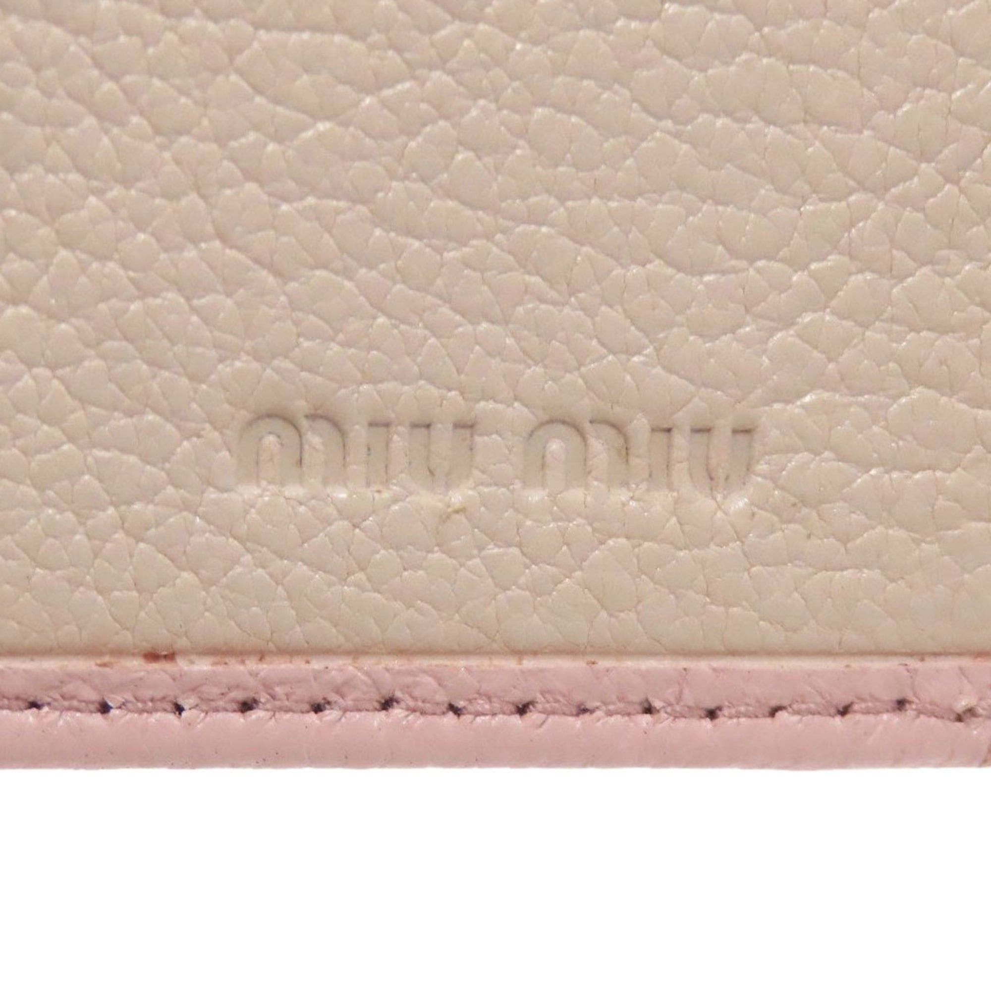 Miu Miu Miu Miu Miu Ribbon Key Case Leather Women's MIUMIU Size ONE SIZE - 6 Thumbnail