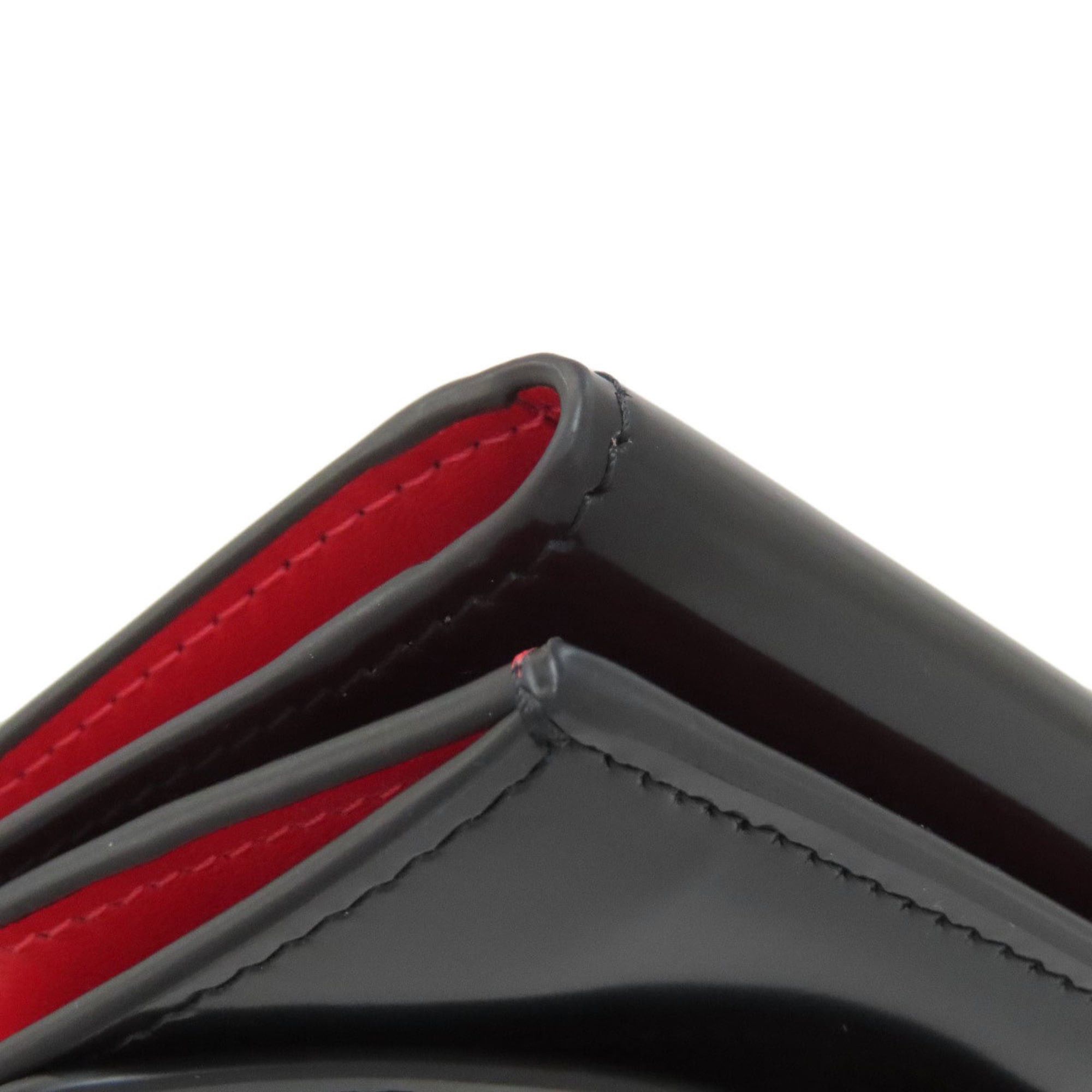 Christian Louboutin Christian Louboutin Compact Wallet, Tri-fold Bi-fold Patent Leather, Women's Size ONE SIZE - 17 Thumbnail