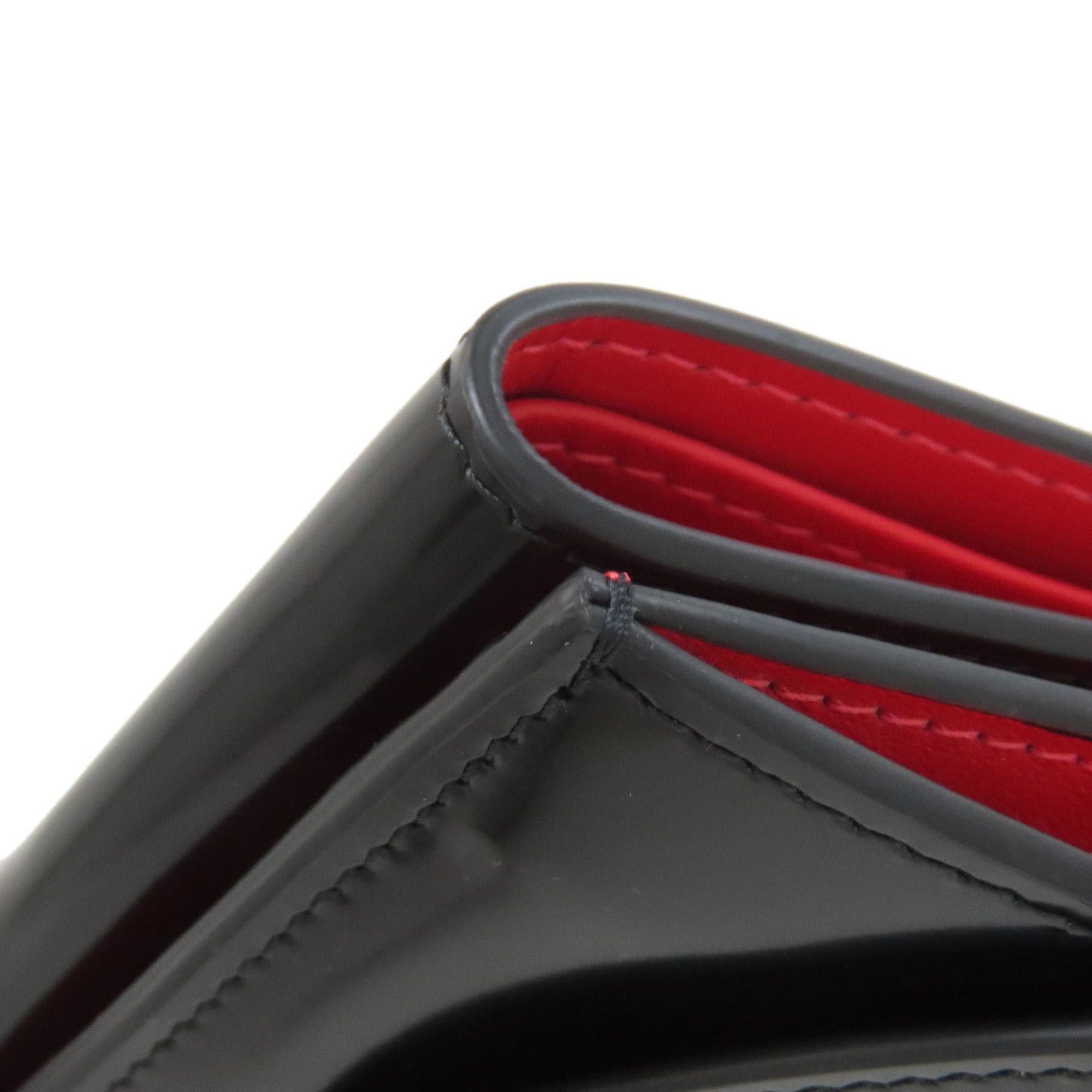 Christian Louboutin Christian Louboutin Compact Wallet, Tri-fold Bi-fold Patent Leather, Women's Size ONE SIZE - 16 Thumbnail