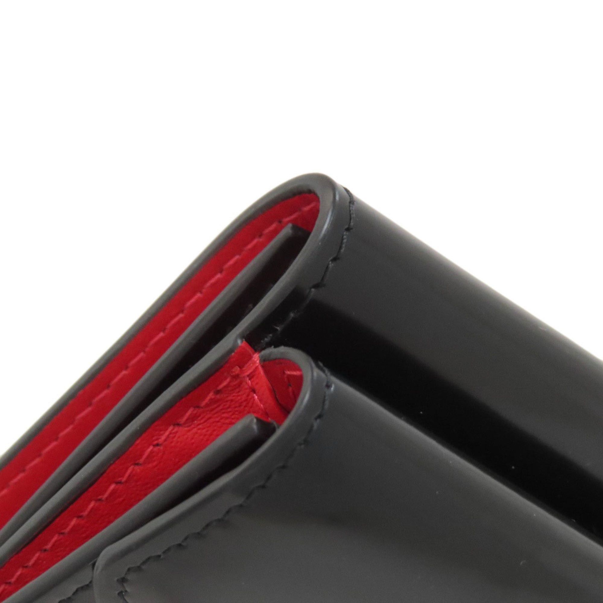 Christian Louboutin Christian Louboutin Compact Wallet, Tri-fold Bi-fold Patent Leather, Women's Size ONE SIZE - 15 Thumbnail