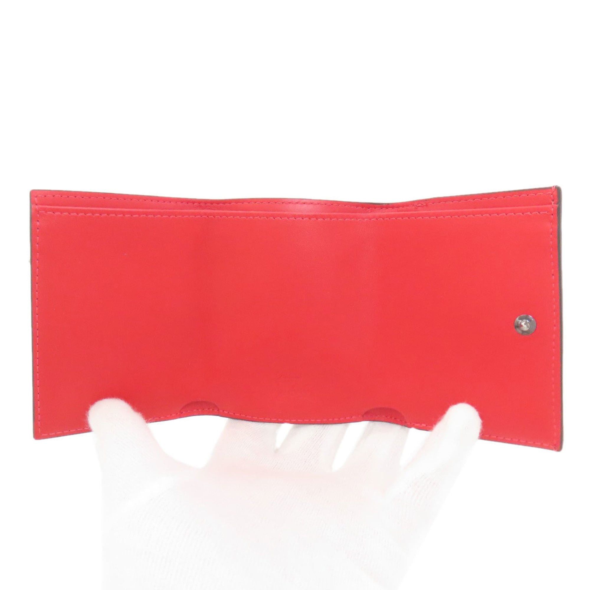 Christian Louboutin Christian Louboutin Compact Wallet, Tri-fold Bi-fold Patent Leather, Women's Size ONE SIZE - 4 Thumbnail