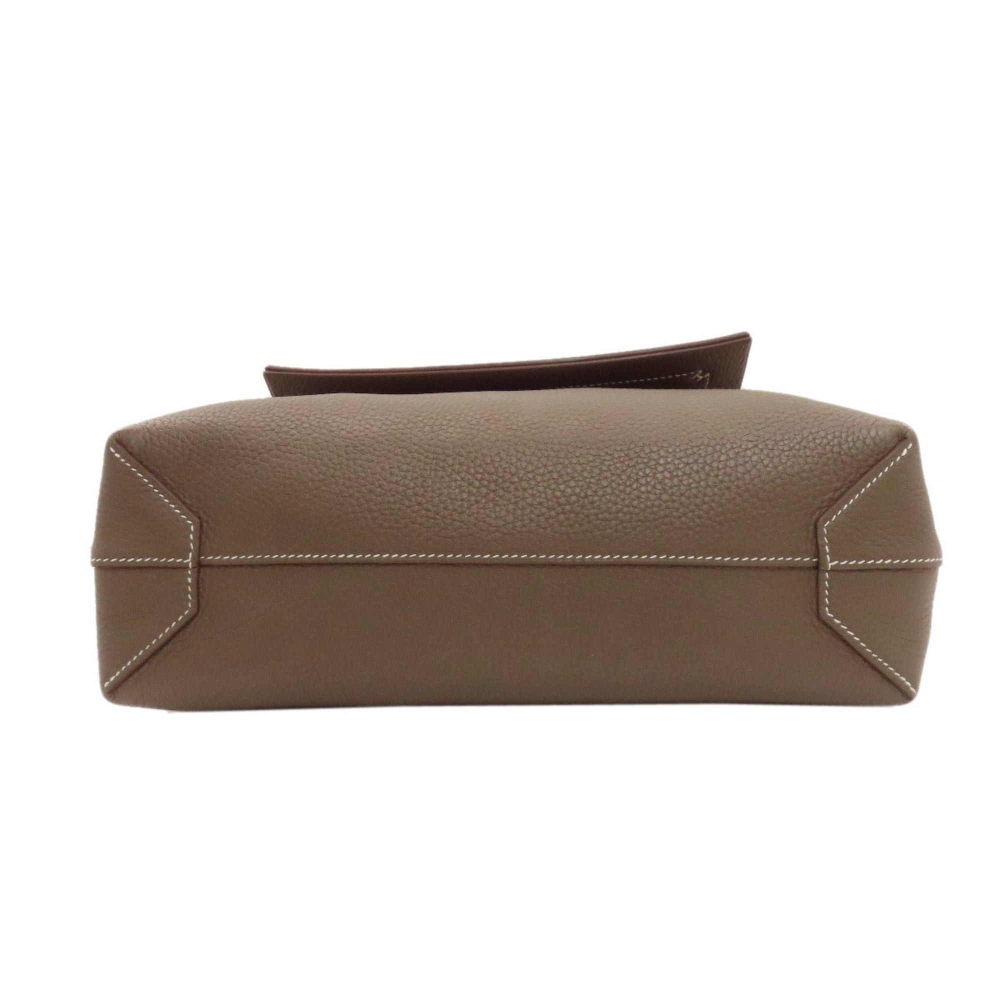 Hermes Hermes Hermès Cabas Serie 31 Etoupe Tote Bag in Taurillon for Women Size ONE SIZE - 4 Thumbnail