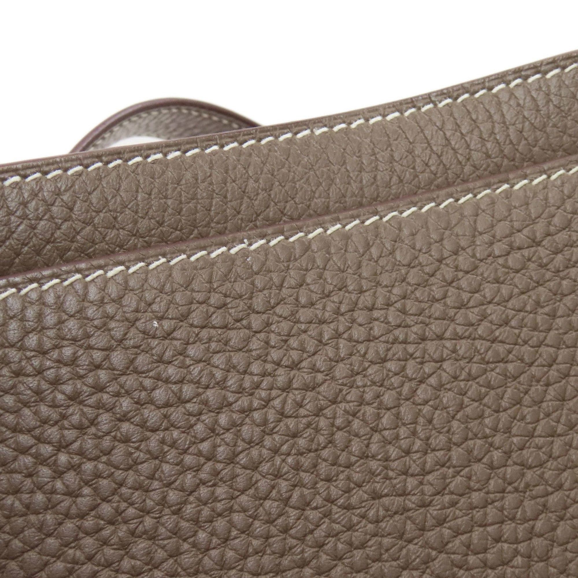 Hermes Hermes Hermès Cabas Serie 31 Etoupe Tote Bag in Taurillon for Women Size ONE SIZE - 9 Thumbnail