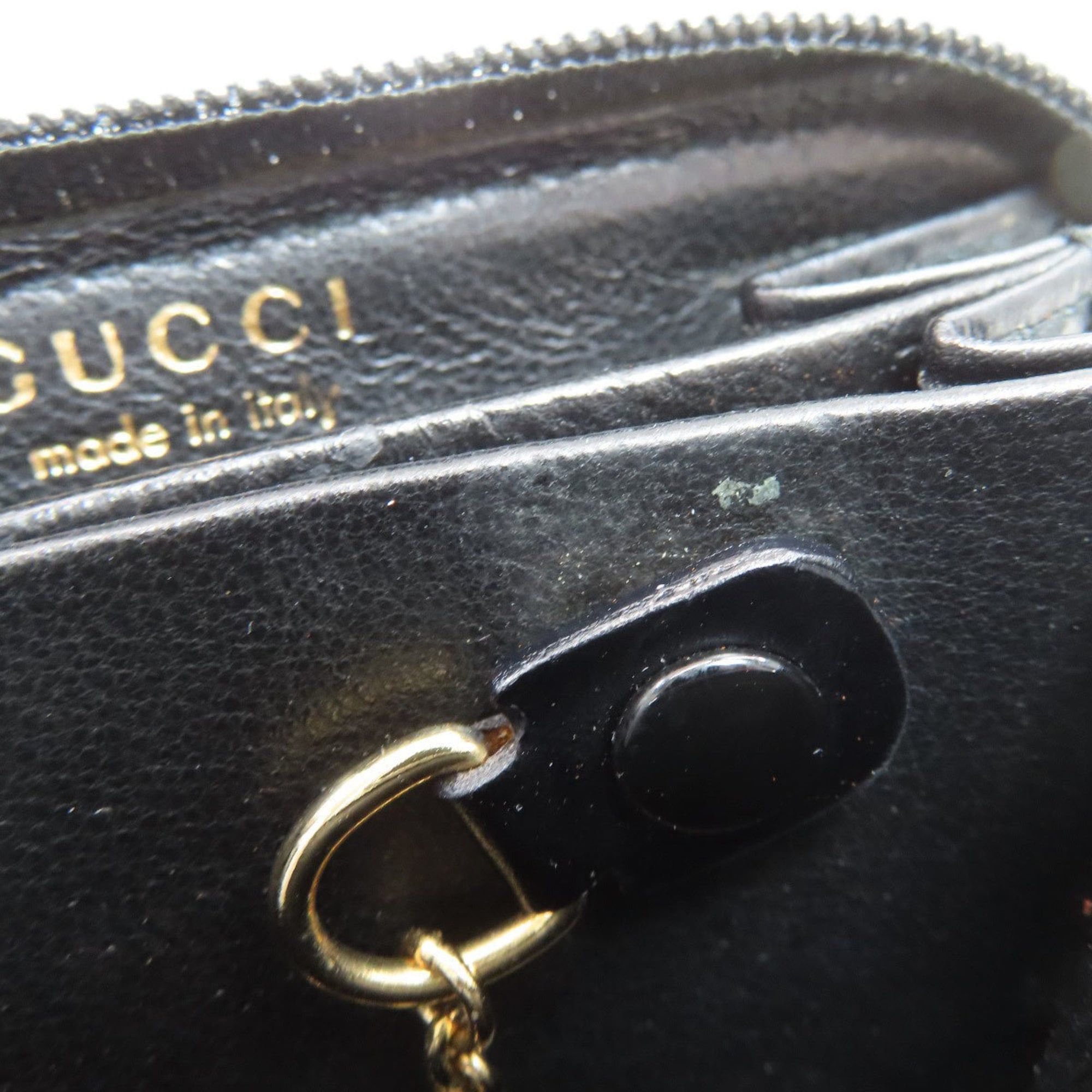Gucci Gucci 030・2888・1373・0 Leather Coin Case with Key Hook for Women Size ONE SIZE - 10 Thumbnail