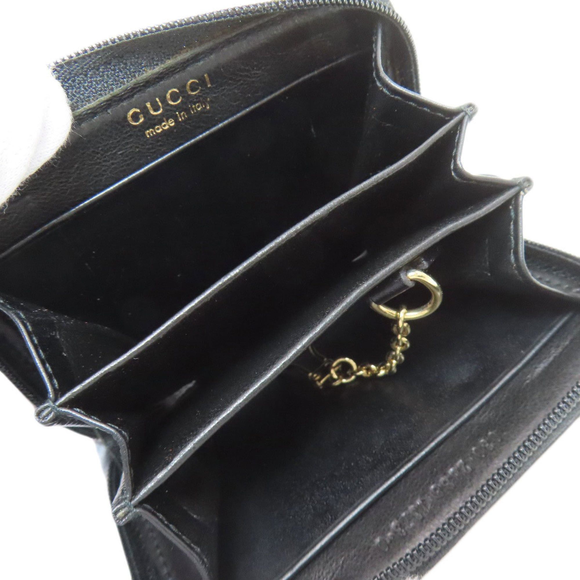 Gucci Gucci 030・2888・1373・0 Leather Coin Case with Key Hook for Women Size ONE SIZE - 4 Thumbnail