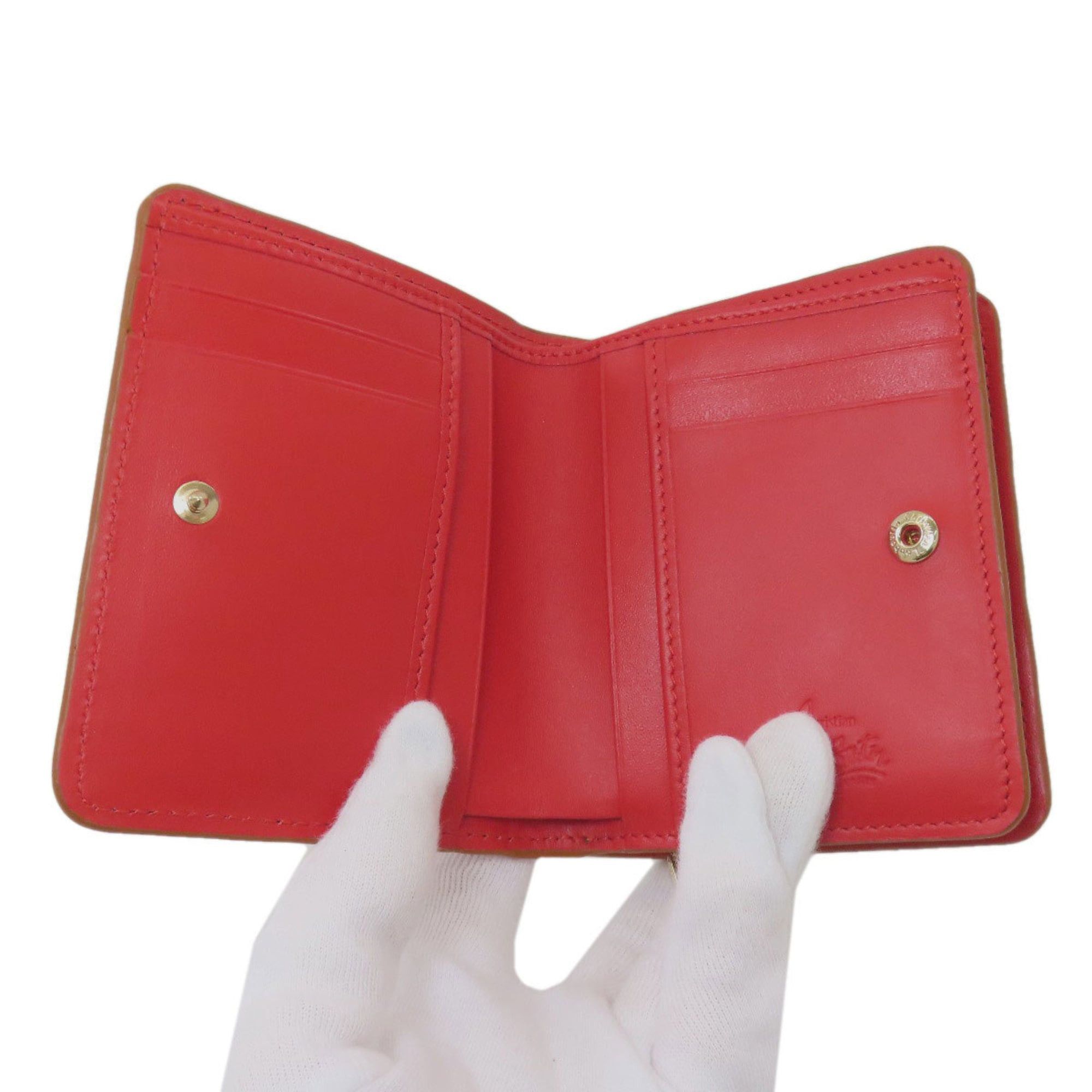 Christian Louboutin Christian Louboutin "By My Side" Leather Bifold Wallet for Women Size ONE SIZE - 4 Thumbnail