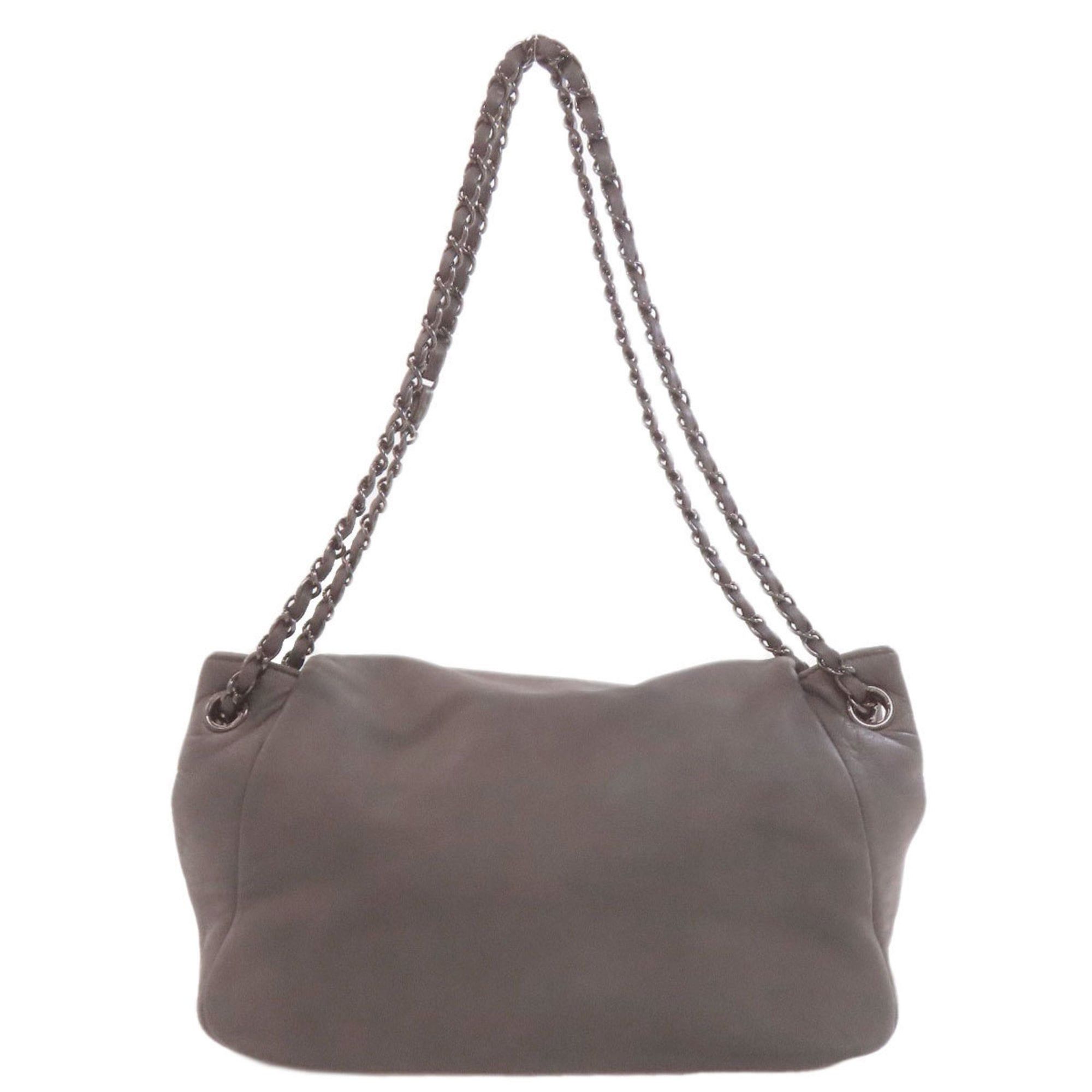 Chanel Chanel Chain Shoulder Bag with Coco Mark, Lambskin, Women's, CHANEL Size ONE SIZE - 2 Thumbnail